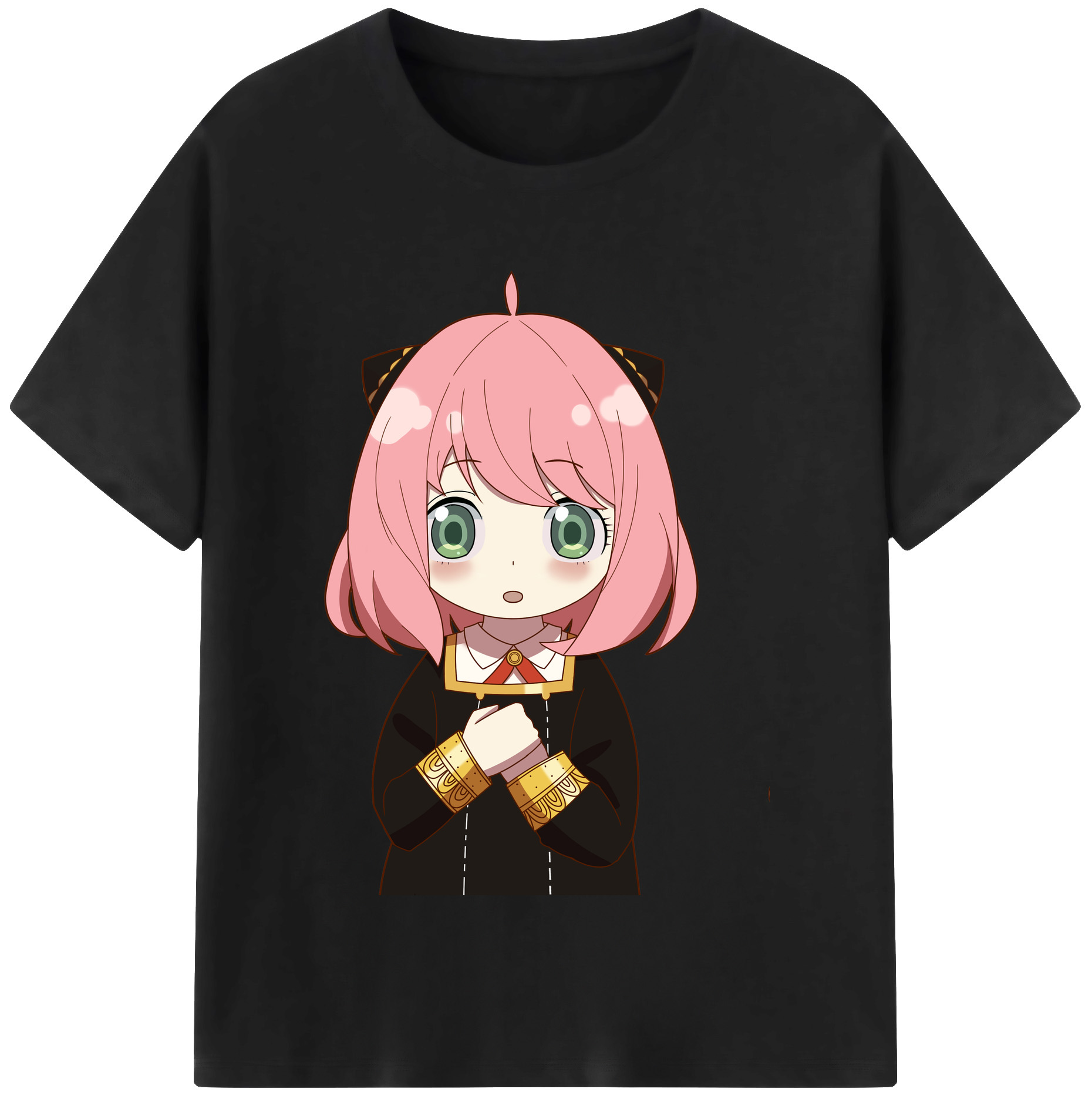 （画像用） SPY×FAMILY间谍家家酒 レディースカジュアルプリントTシャツ（綿100％）