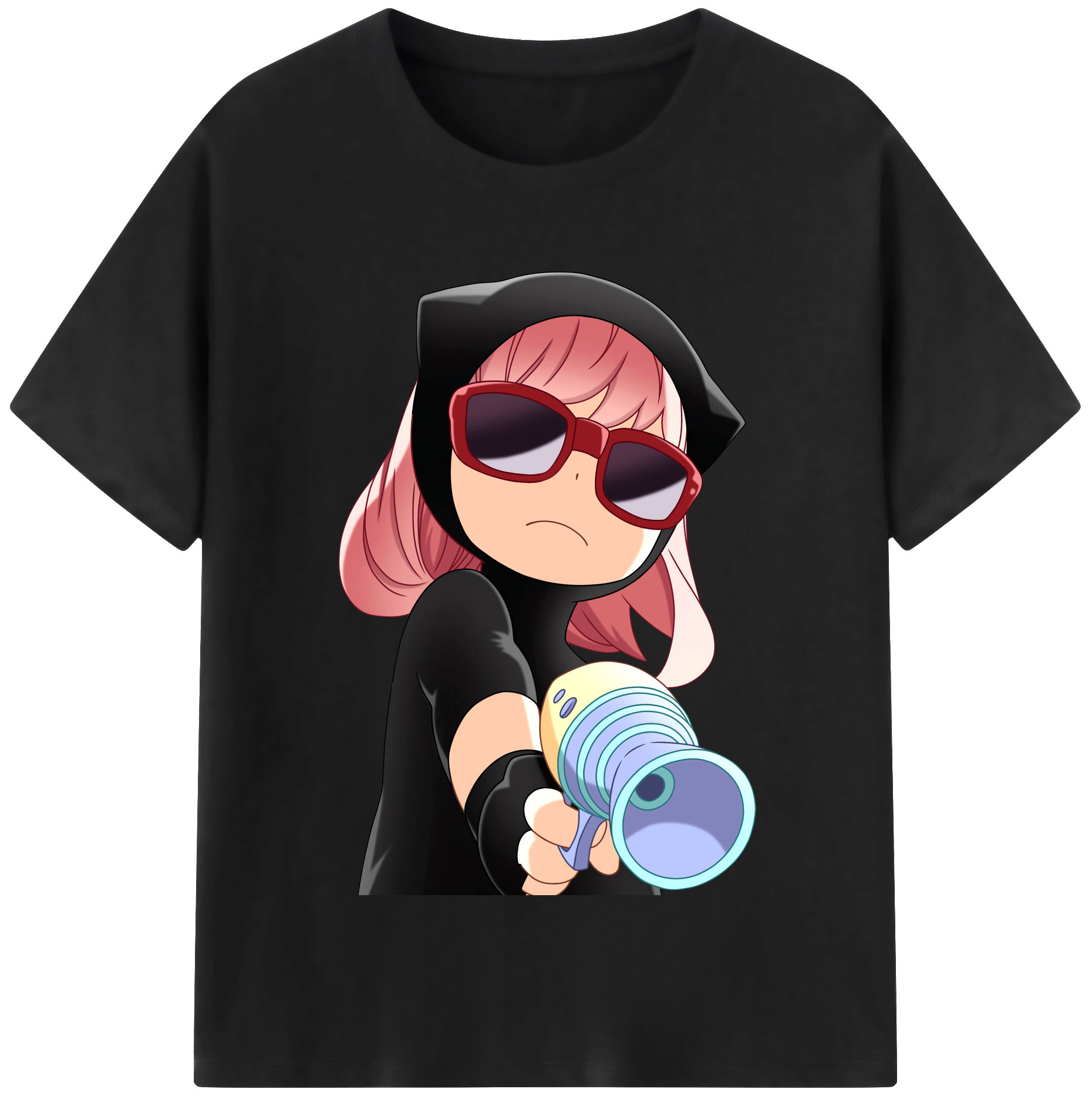 （画像用） SPY×FAMILY间谍家家酒 レディースカジュアルプリントTシャツ（綿100％）