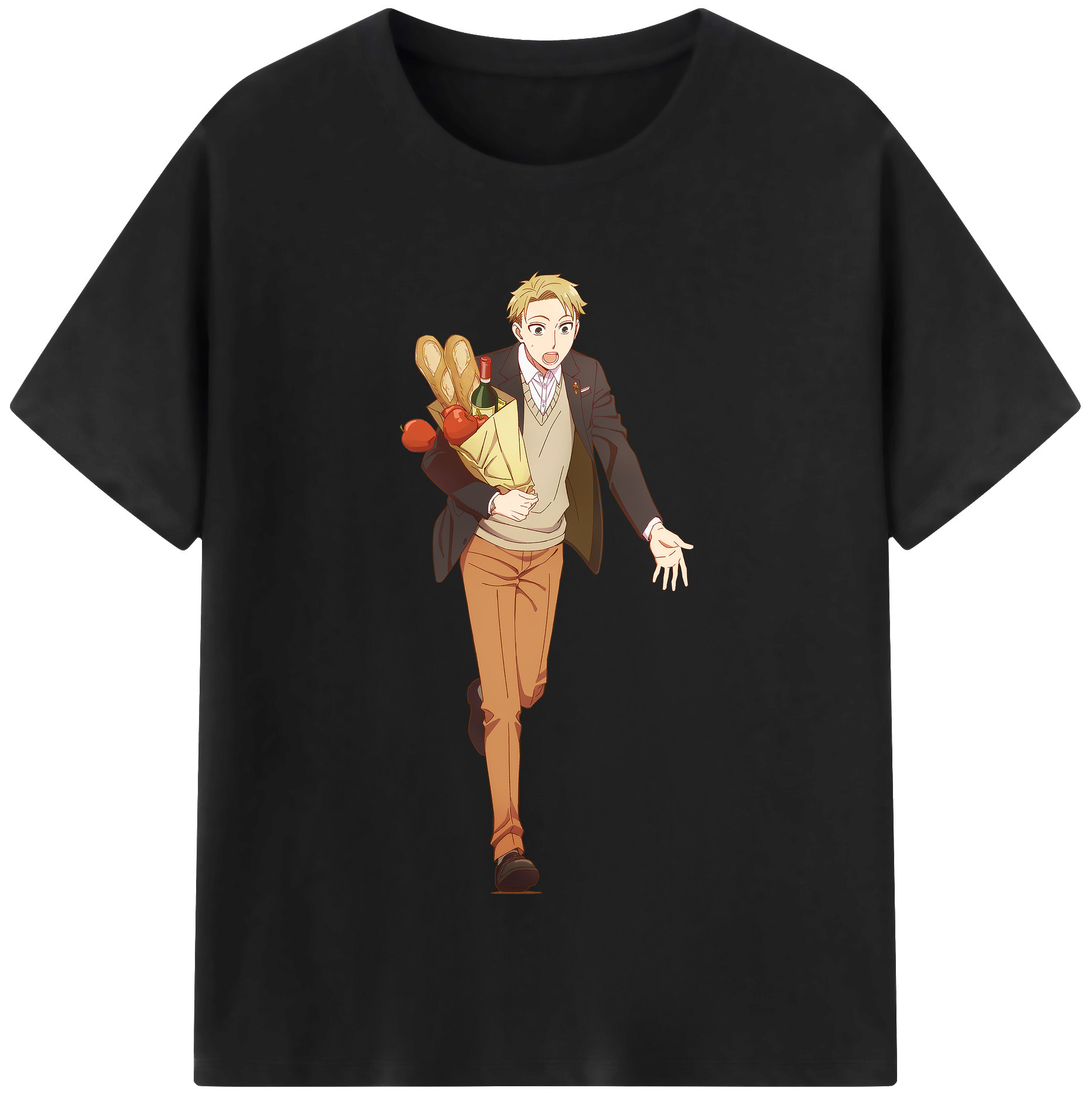 （画像用） SPY×FAMILY间谍家家酒 レディースカジュアルプリントTシャツ（綿100％）