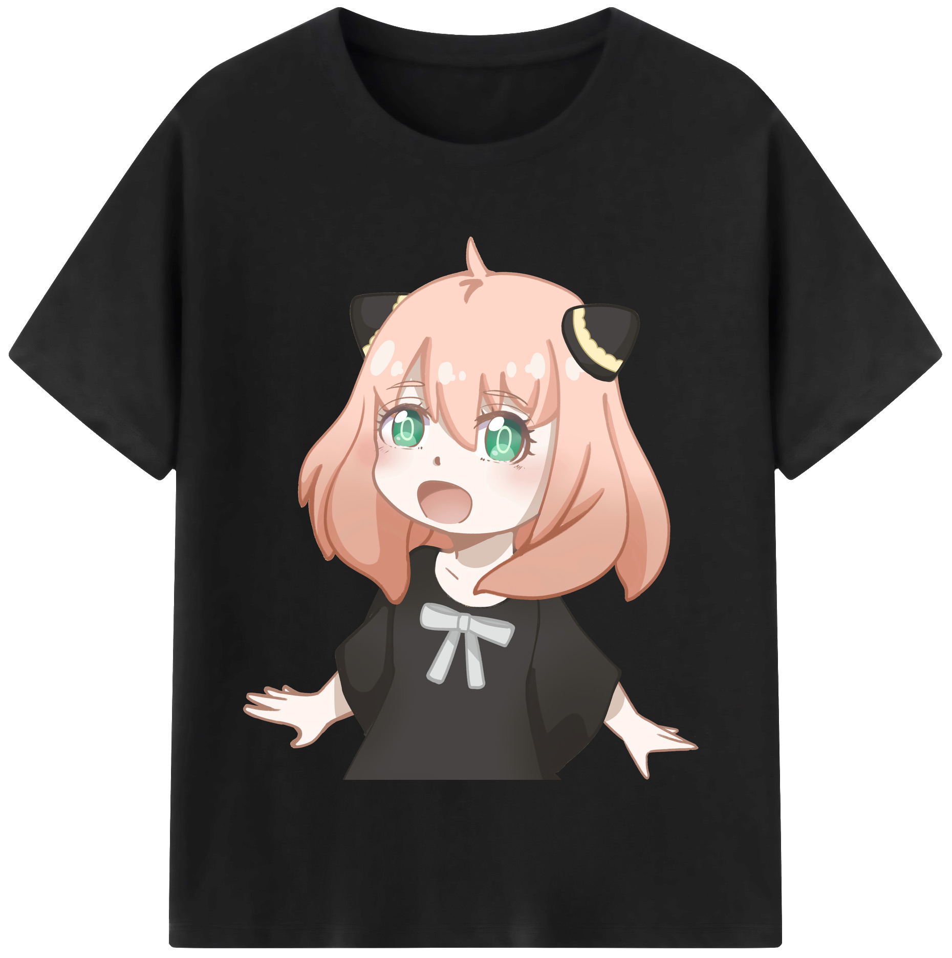 （画像用） SPY×FAMILY间谍家家酒 レディースカジュアルプリントTシャツ（綿100％）