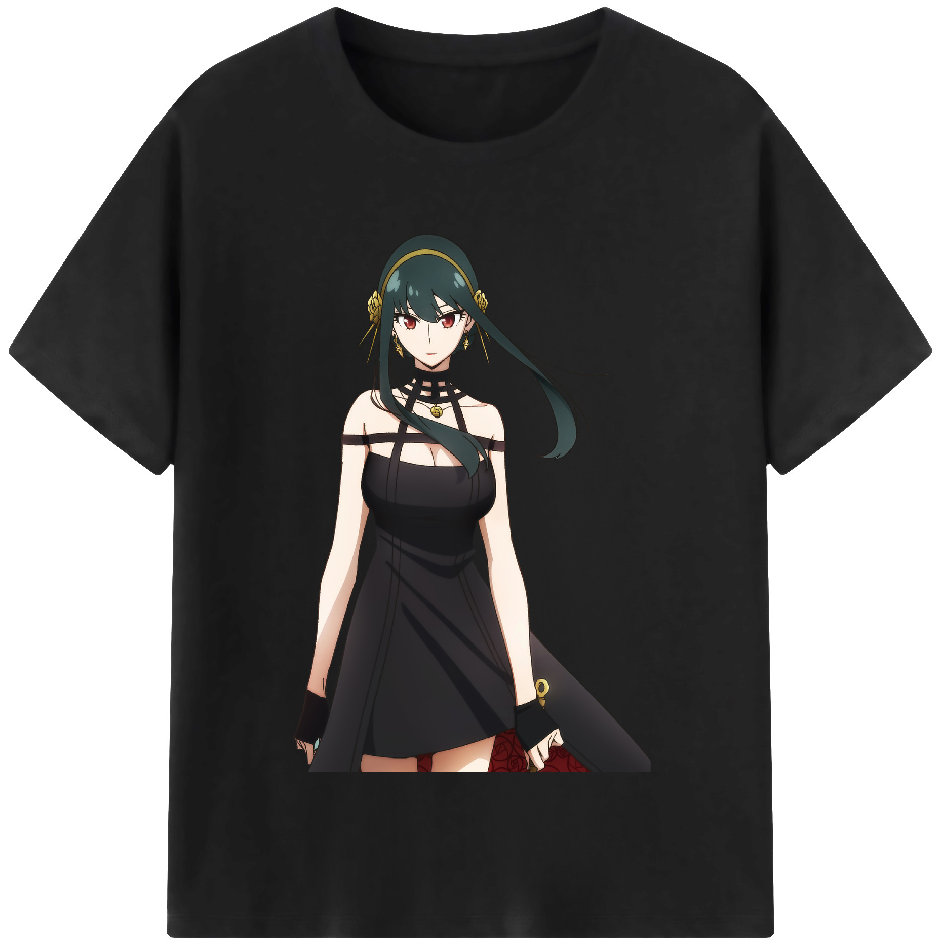 （画像用） SPY×FAMILY间谍家家酒 レディースカジュアルプリントTシャツ（綿100％）