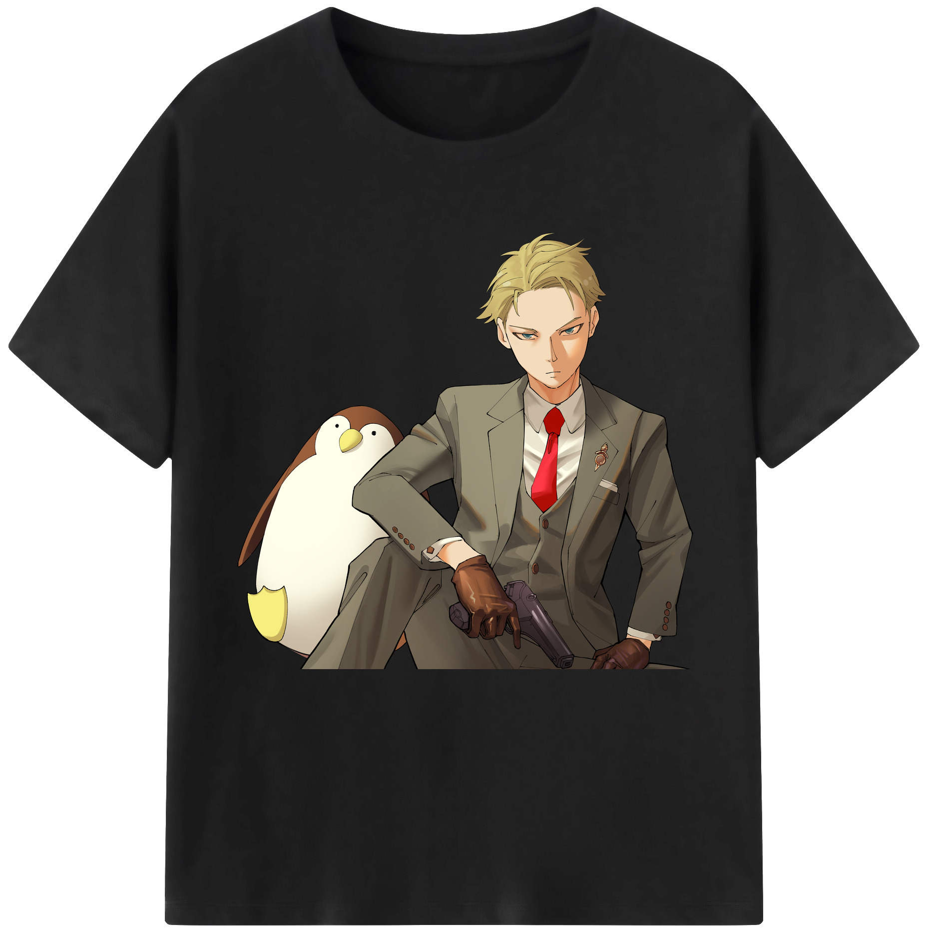 （画像用） SPY×FAMILY间谍家家酒 レディースカジュアルプリントTシャツ（綿100％）