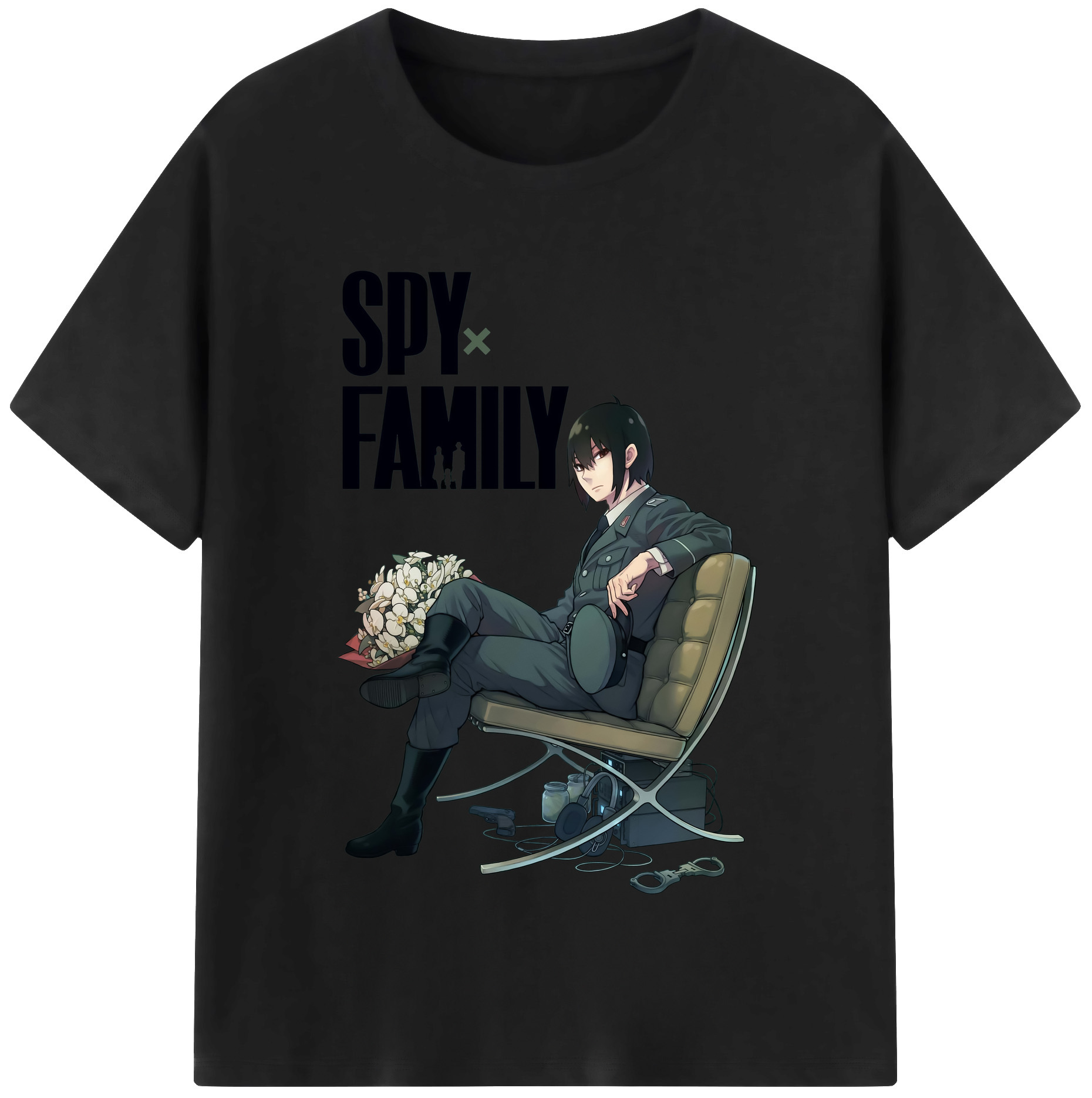（画像用） SPY×FAMILY间谍家家酒 レディースカジュアルプリントTシャツ（綿100％）