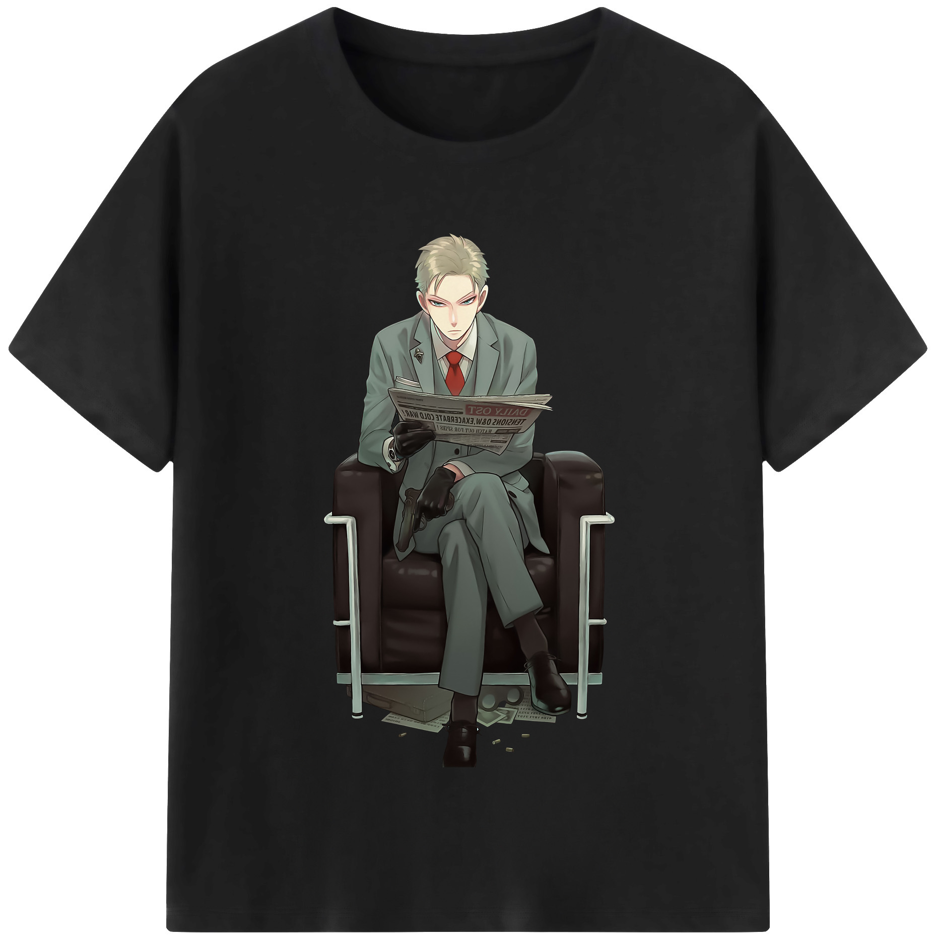 （画像用） SPY×FAMILY间谍家家酒 レディースカジュアルプリントTシャツ（綿100％）