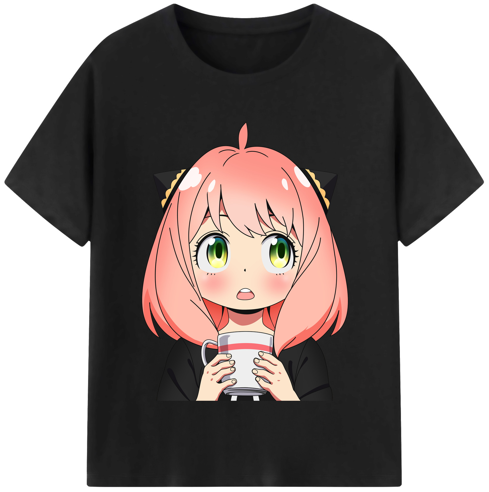 （画像用） SPY×FAMILY间谍家家酒 レディースカジュアルプリントTシャツ（綿100％）