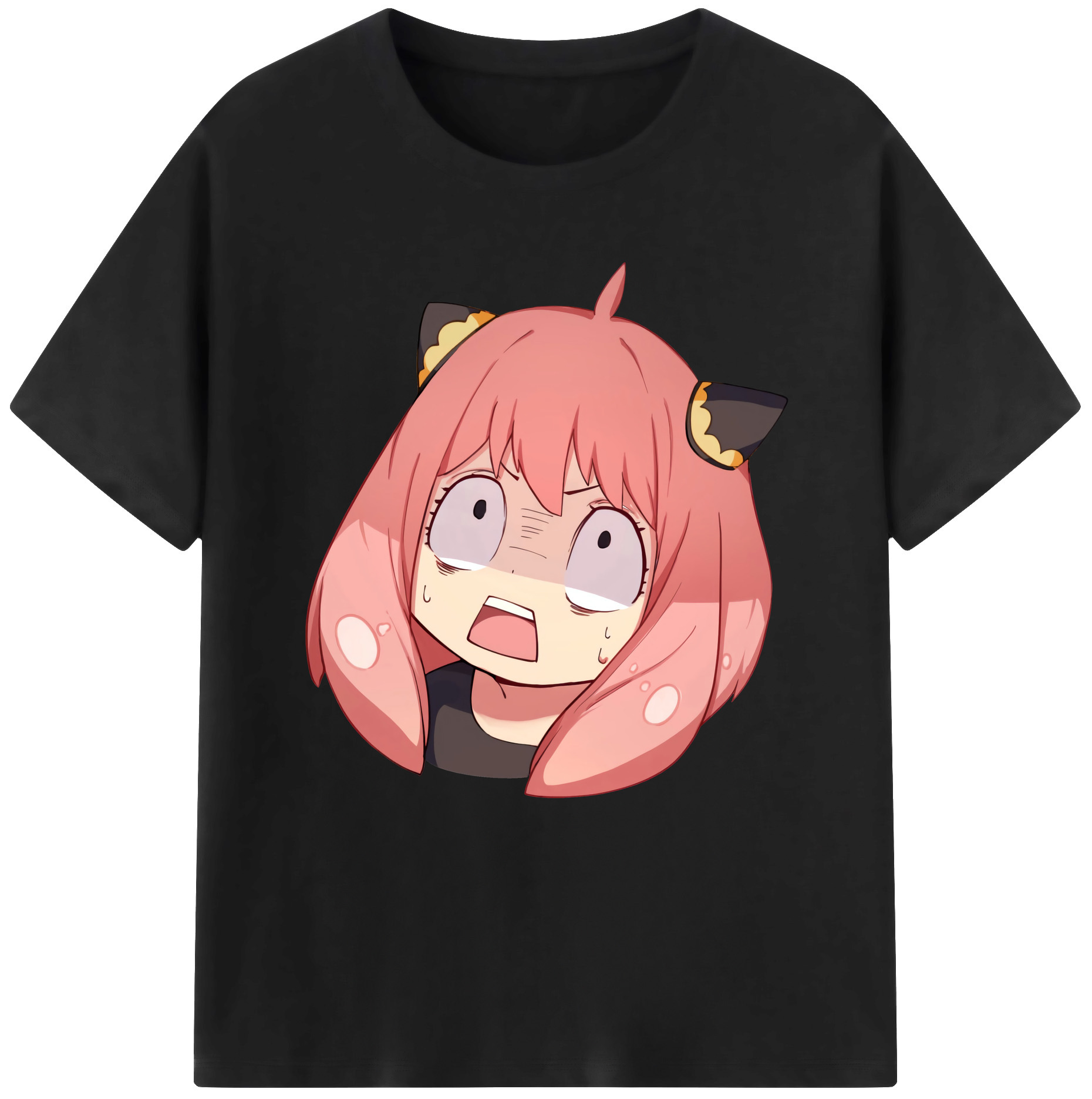 （画像用） SPY×FAMILY间谍家家酒 レディースカジュアルプリントTシャツ（綿100％）
