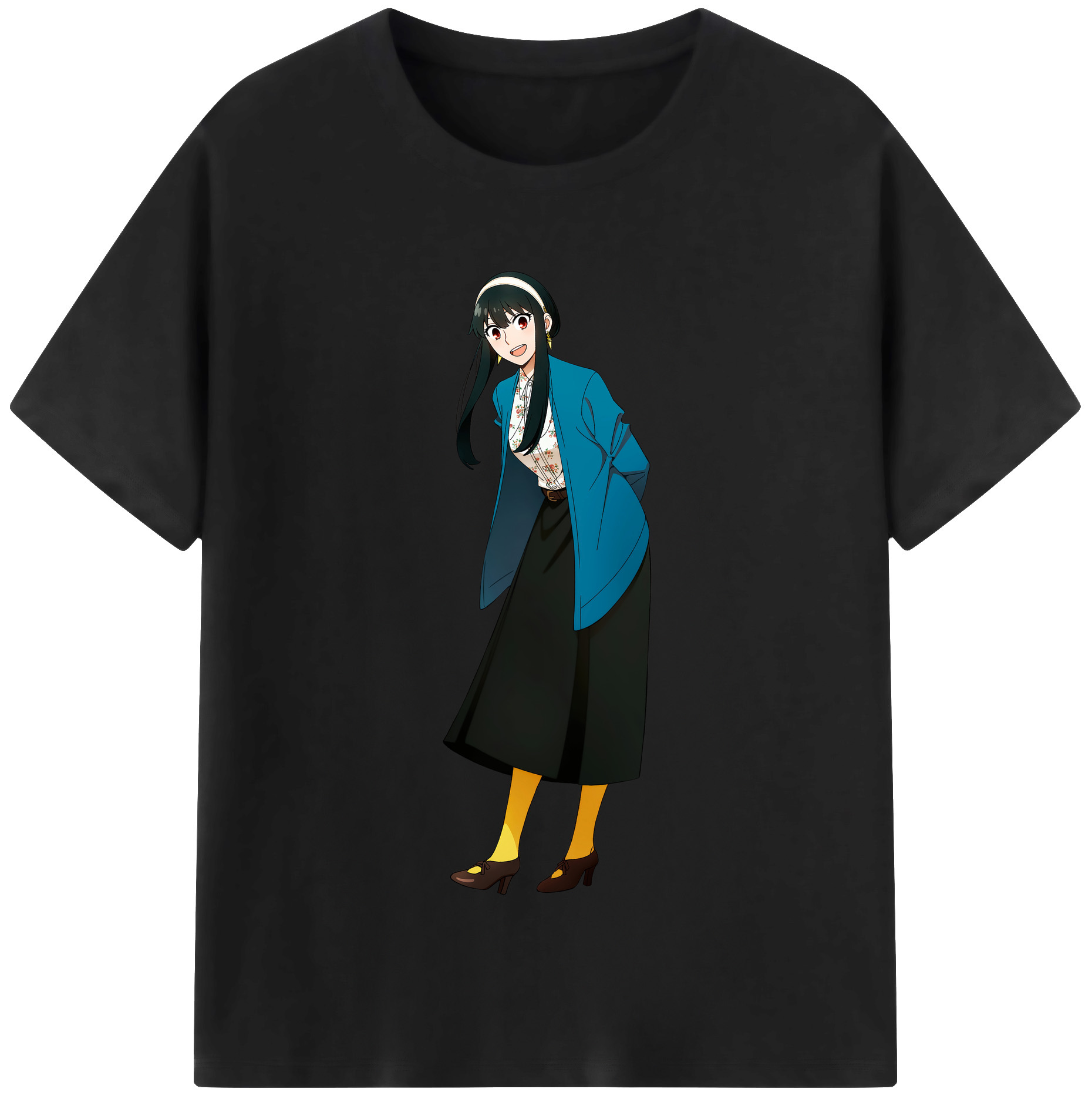 （画像用） SPY×FAMILY间谍家家酒 レディースカジュアルプリントTシャツ（綿100％）