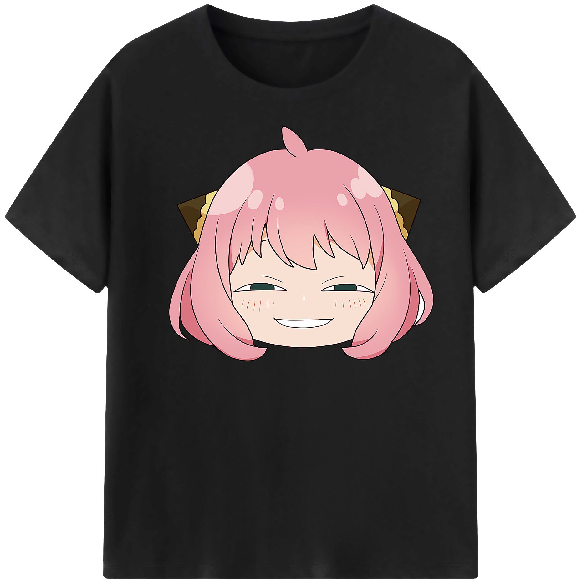 （画像用） SPY×FAMILY间谍家家酒 レディースカジュアルプリントTシャツ（綿100％）