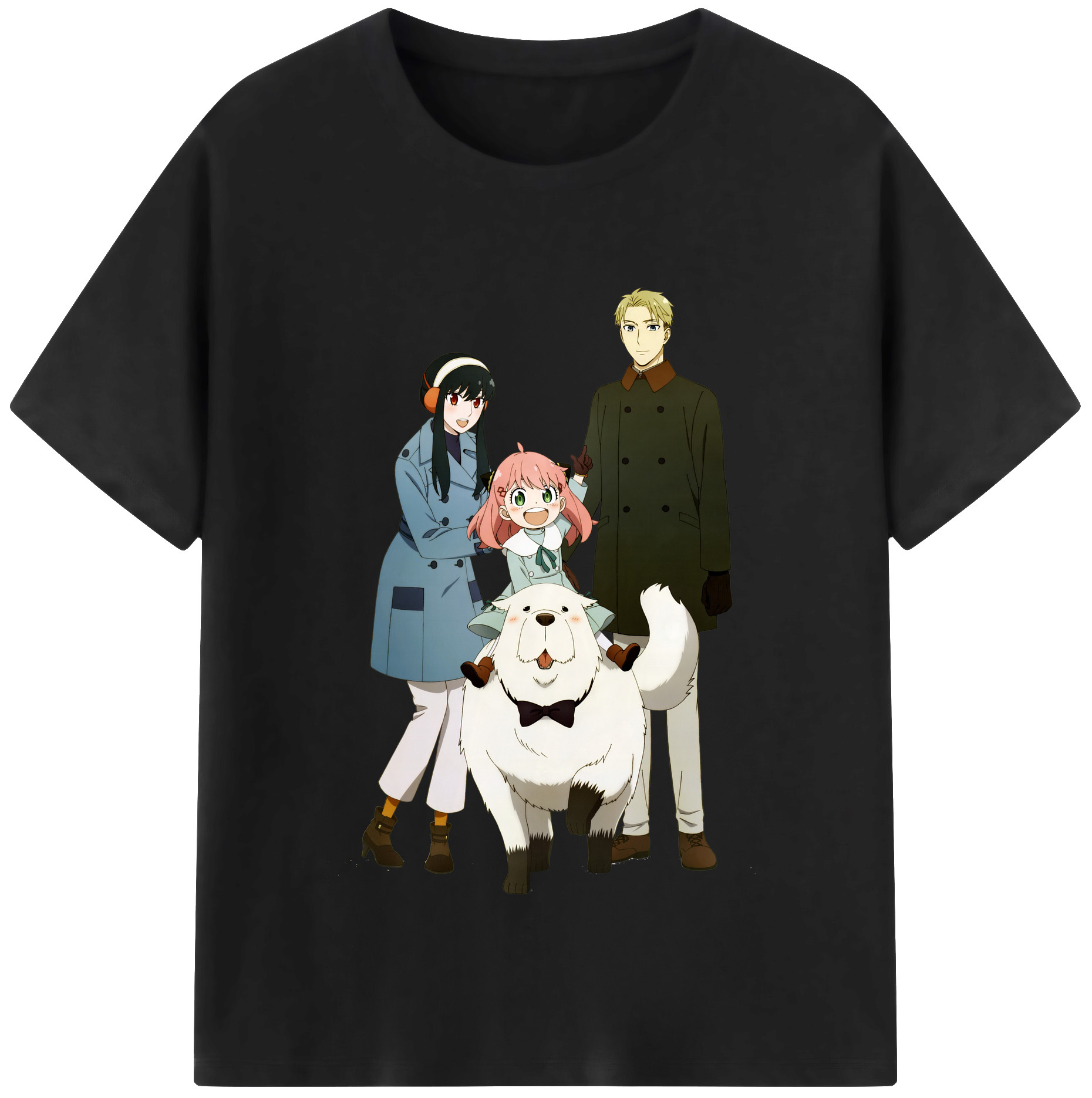 （画像用） SPY×FAMILY间谍家家酒 レディースカジュアルプリントTシャツ（綿100％）