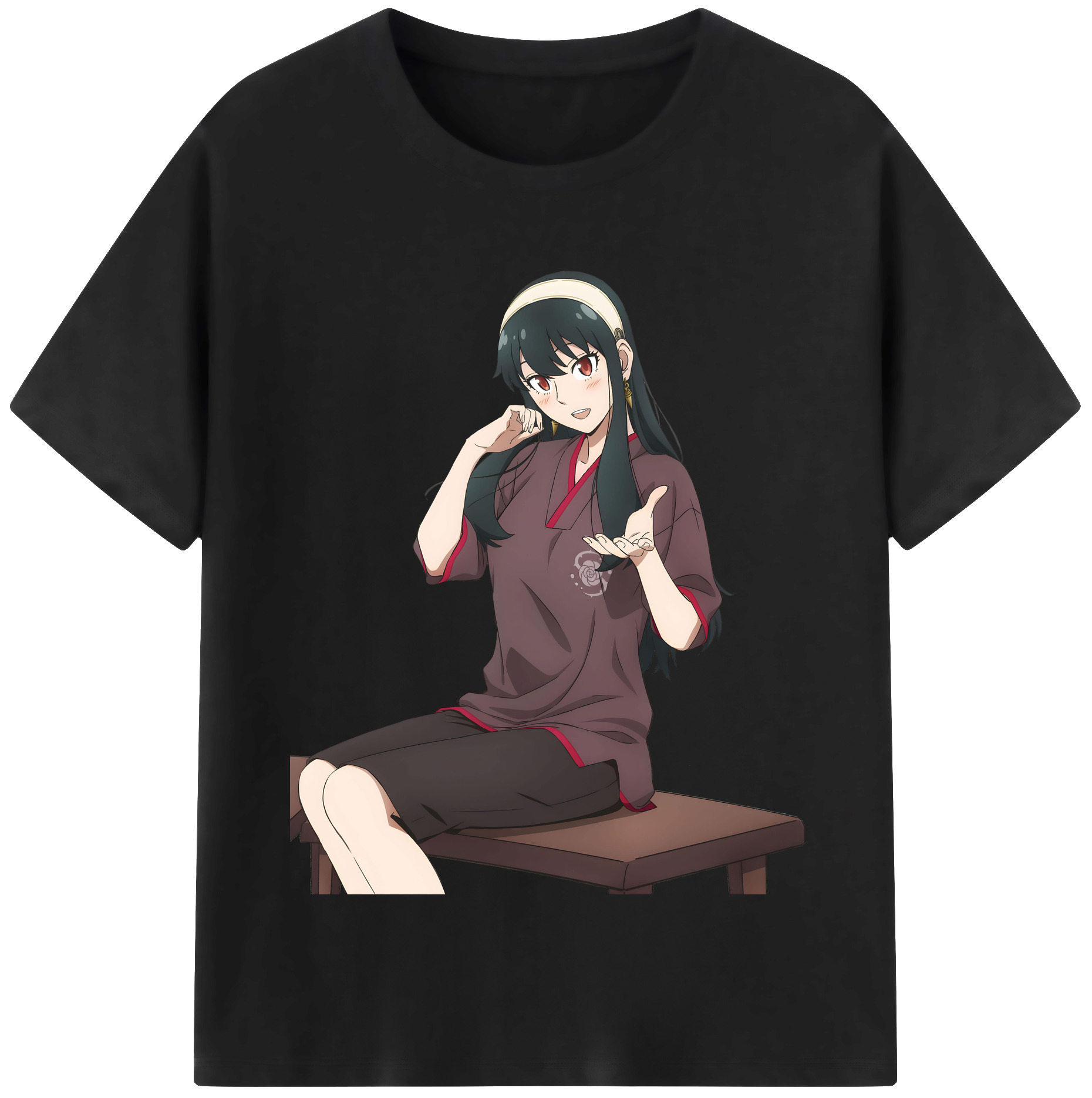 （画像用） SPY×FAMILY间谍家家酒 レディースカジュアルプリントTシャツ（綿100％）