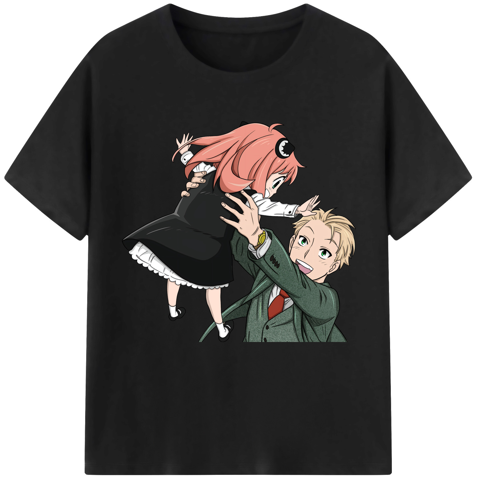 （画像用） SPY×FAMILY间谍家家酒 レディースカジュアルプリントTシャツ（綿100％）