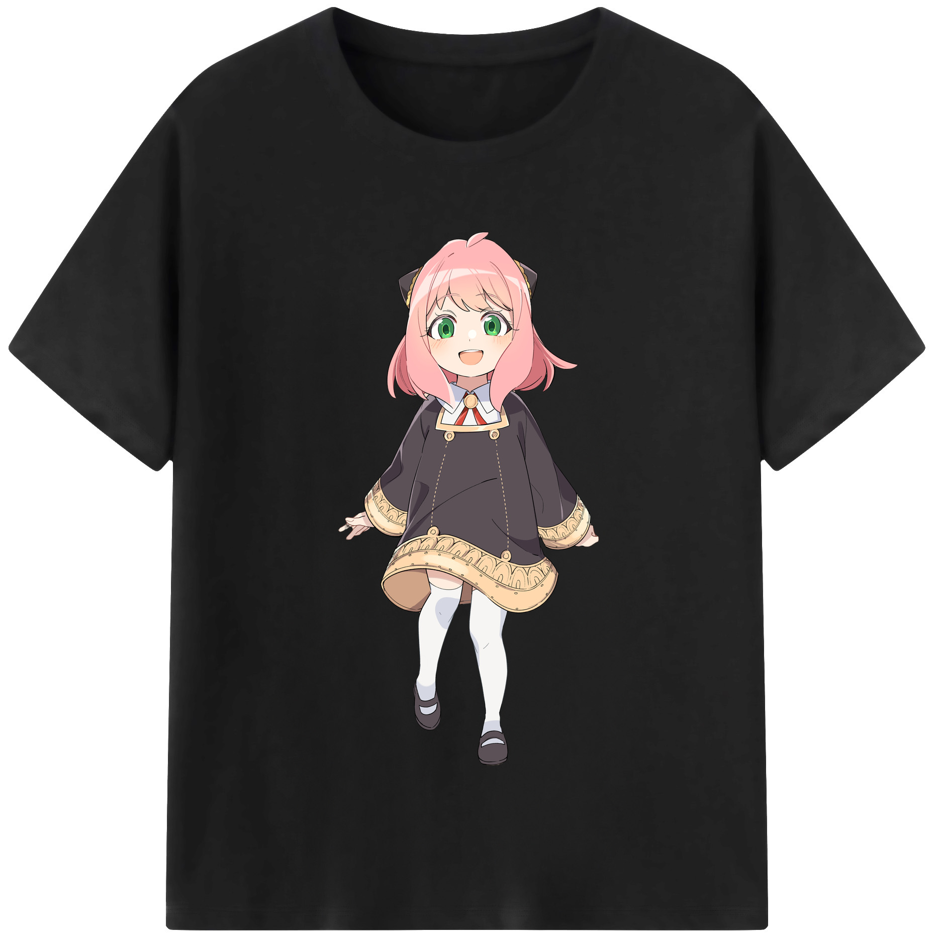 （画像用） SPY×FAMILY间谍家家酒 レディースカジュアルプリントTシャツ（綿100％）