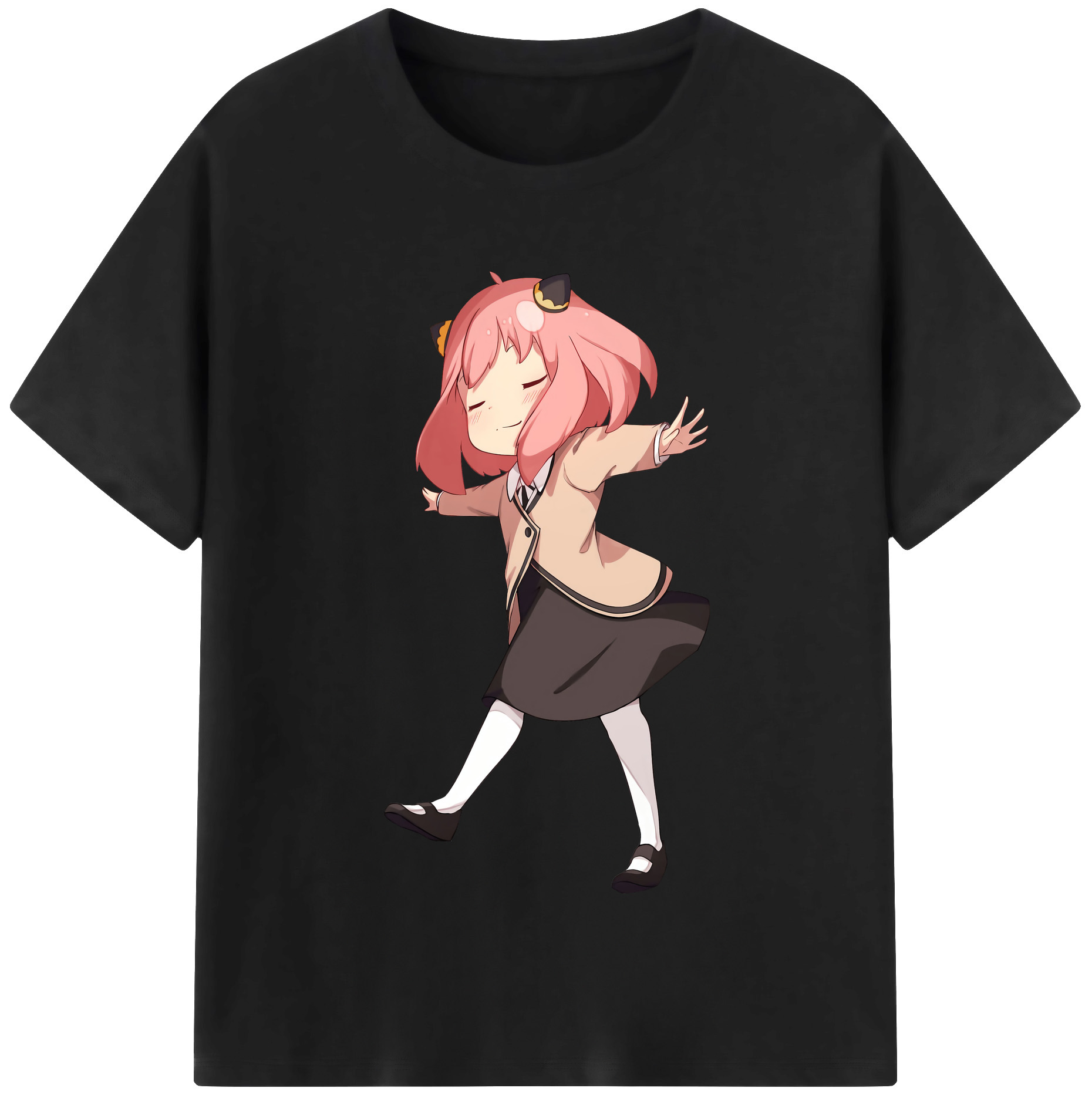 （画像用） SPY×FAMILY间谍家家酒 レディースカジュアルプリントTシャツ（綿100％）