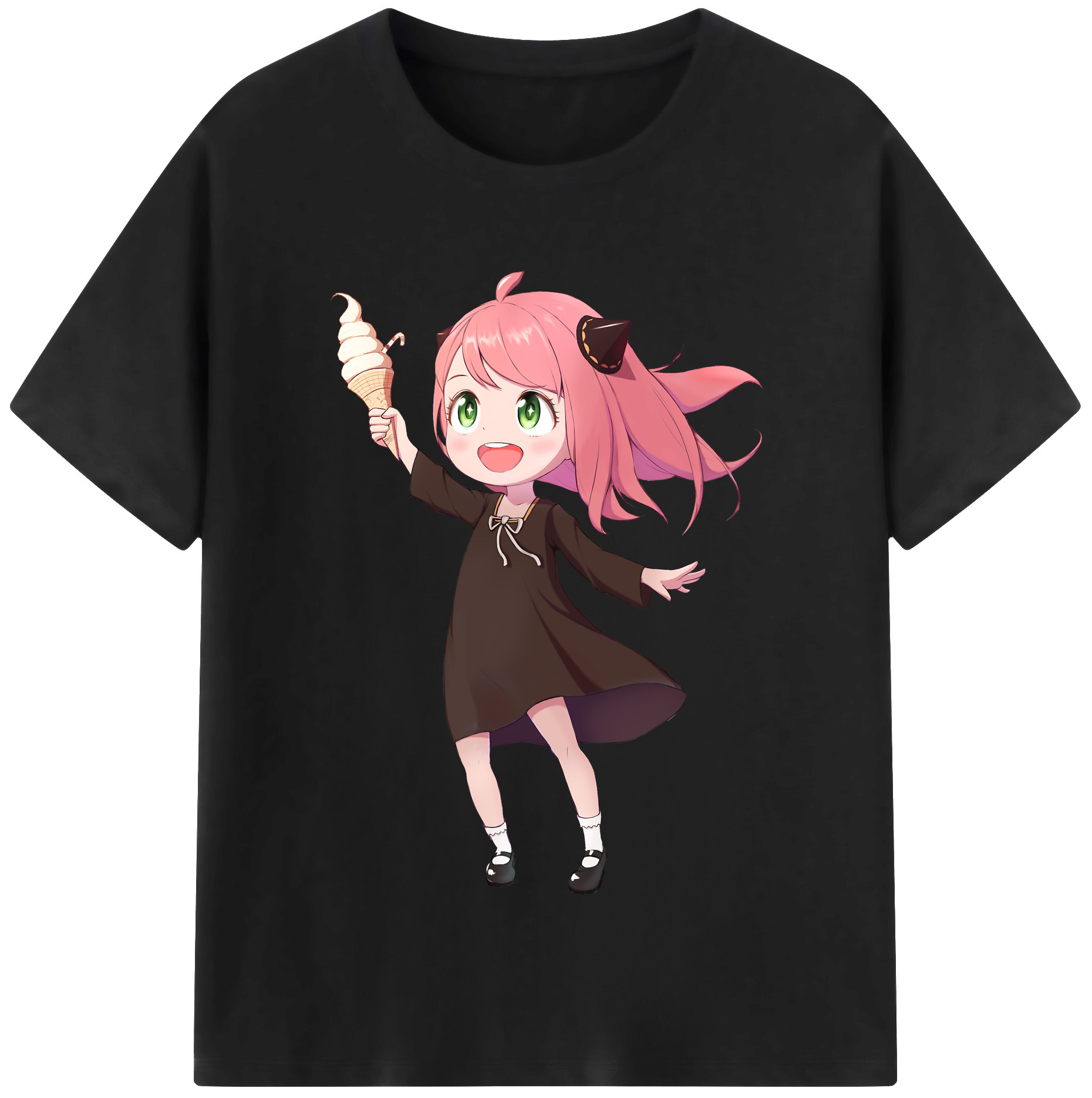 （画像用） SPY×FAMILY间谍家家酒 レディースカジュアルプリントTシャツ（綿100％）