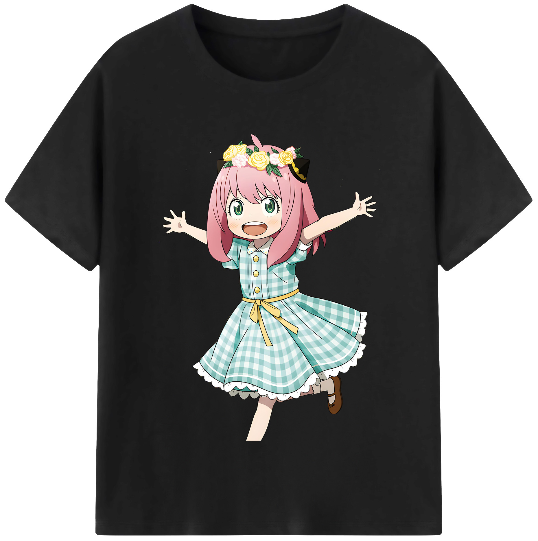 （画像用） SPY×FAMILY间谍家家酒 レディースカジュアルプリントTシャツ（綿100％）