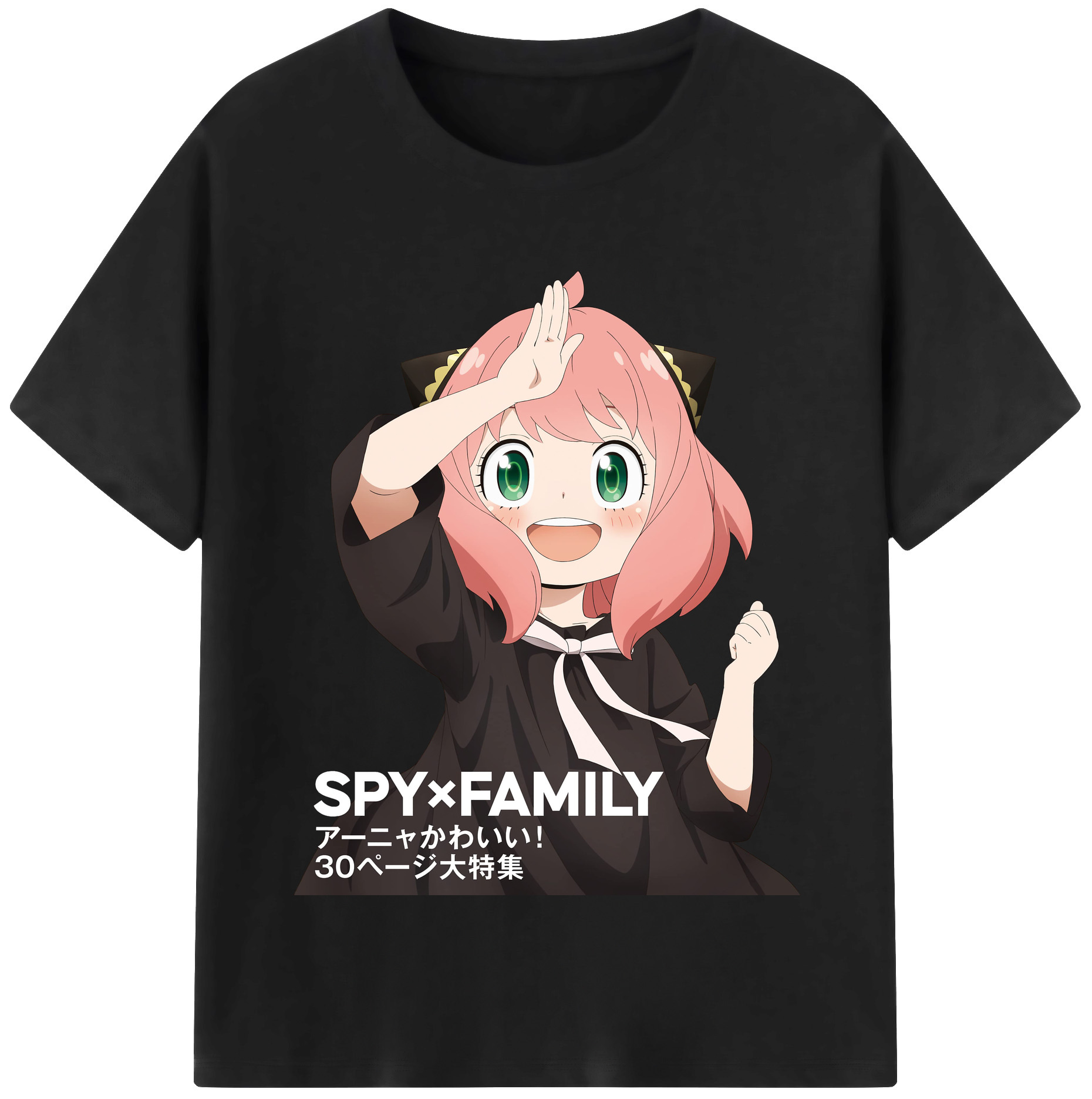（画像用） SPY×FAMILY间谍家家酒 レディースカジュアルプリントTシャツ（綿100％）