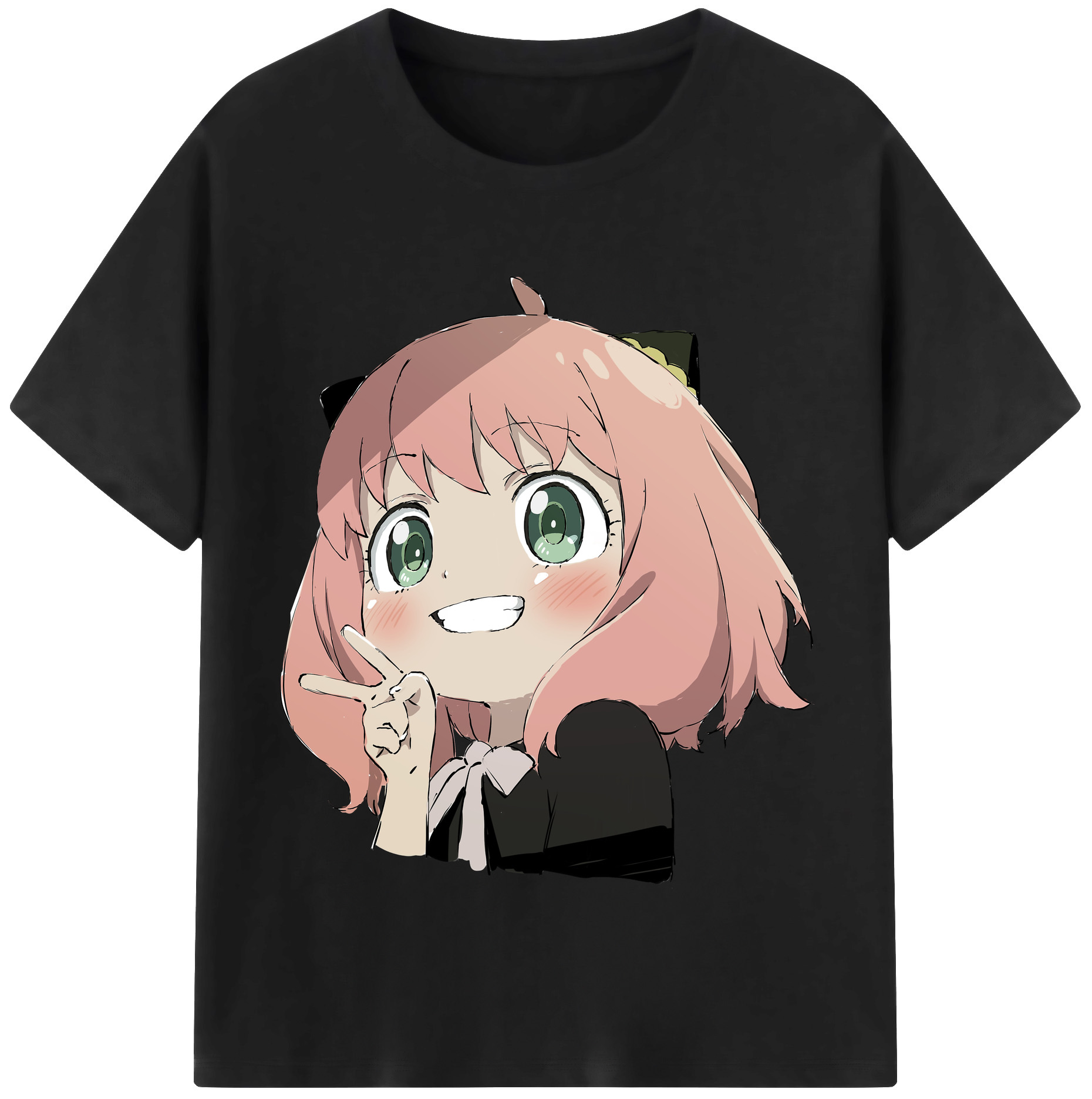 （画像用） SPY×FAMILY间谍家家酒 レディースカジュアルプリントTシャツ（綿100％）