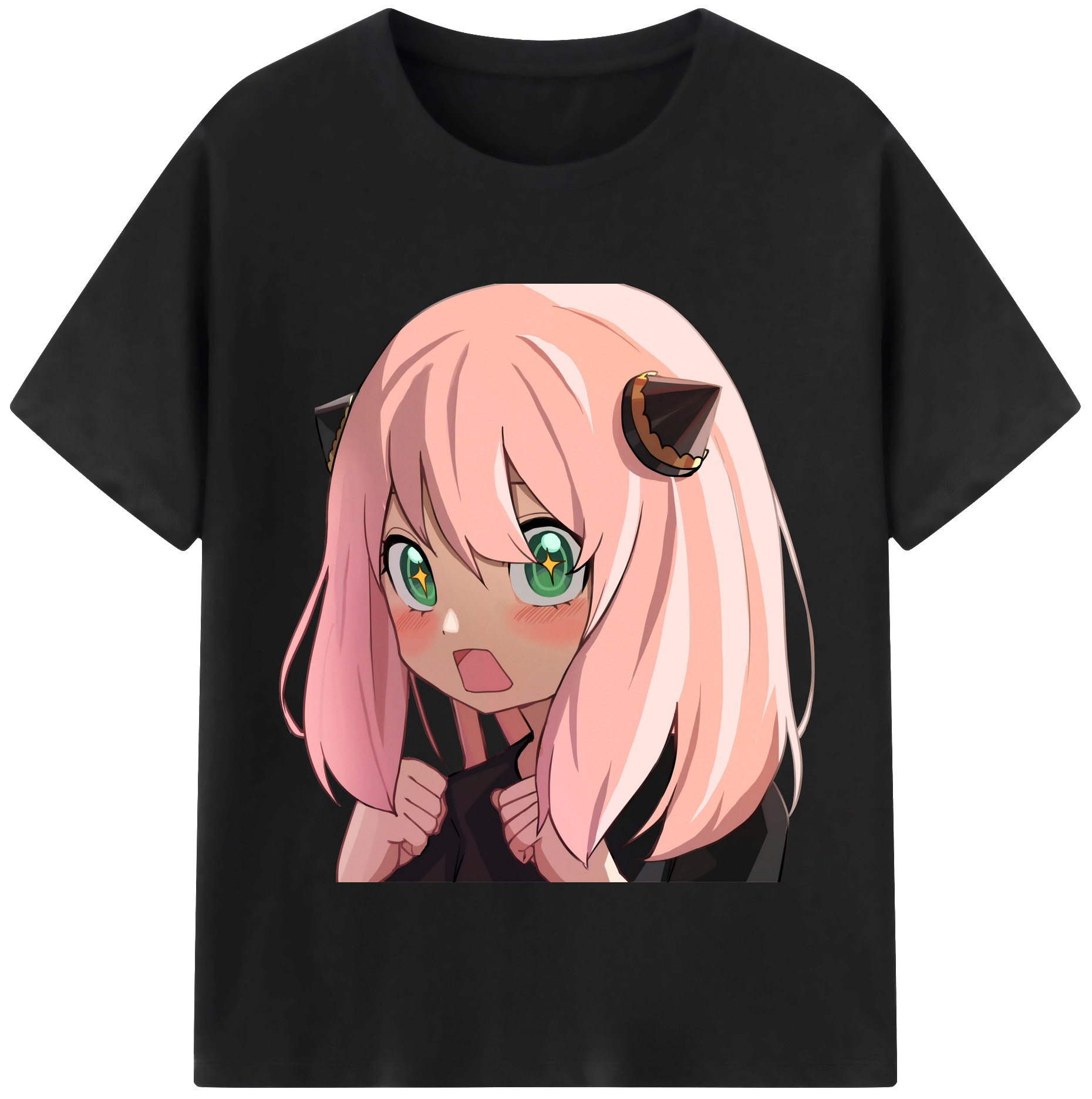 （画像用） SPY×FAMILY间谍家家酒 レディースカジュアルプリントTシャツ（綿100％）
