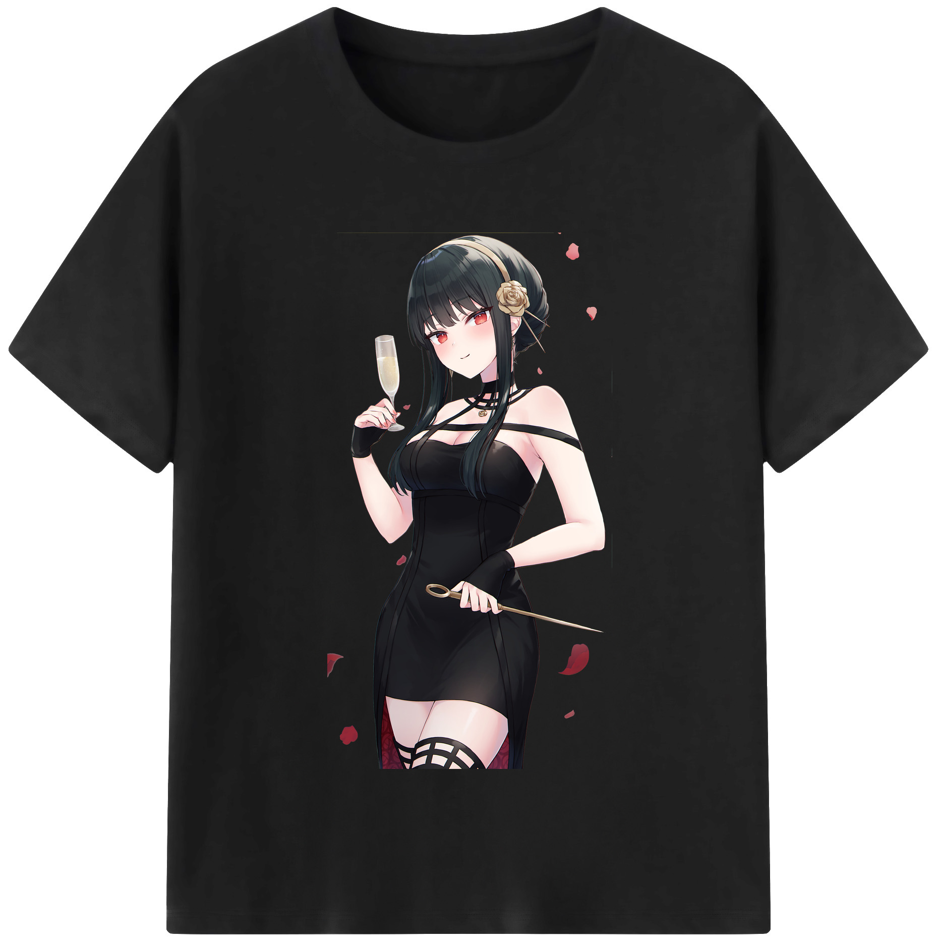 （画像用） SPY×FAMILY间谍家家酒 レディースカジュアルプリントTシャツ（綿100％）