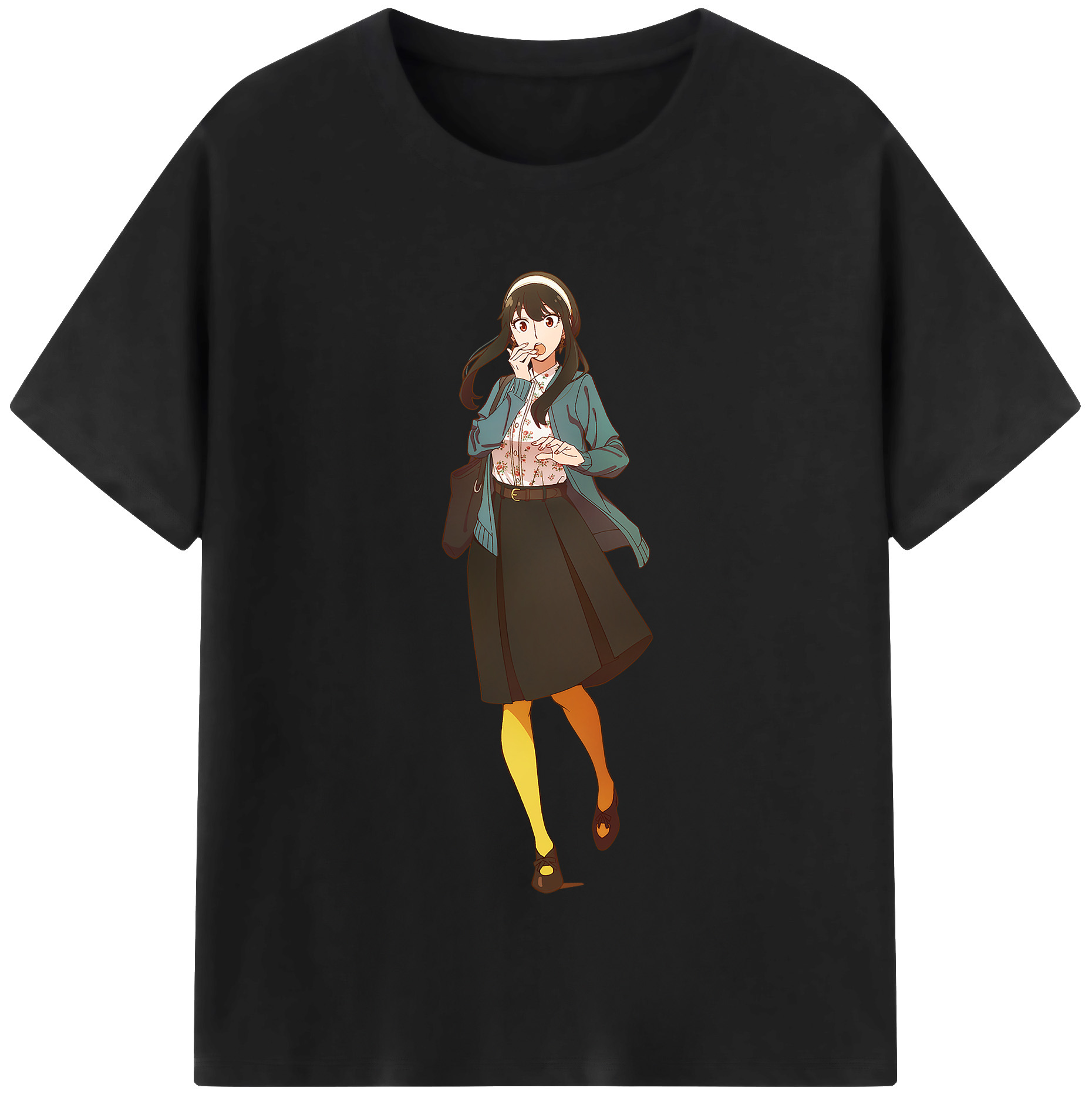 （画像用） SPY×FAMILY间谍家家酒 レディースカジュアルプリントTシャツ（綿100％）