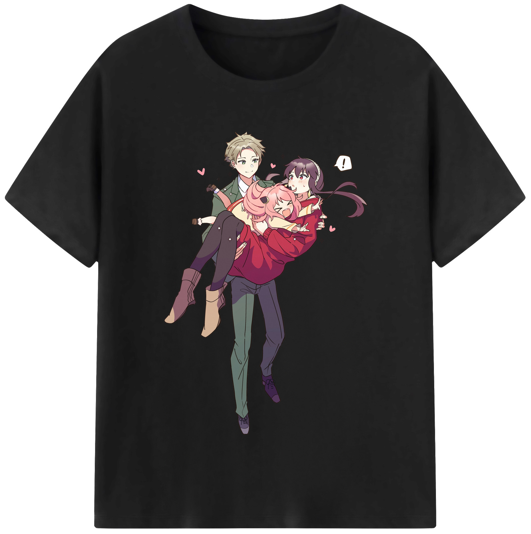 （画像用） SPY×FAMILY间谍家家酒 レディースカジュアルプリントTシャツ（綿100％）