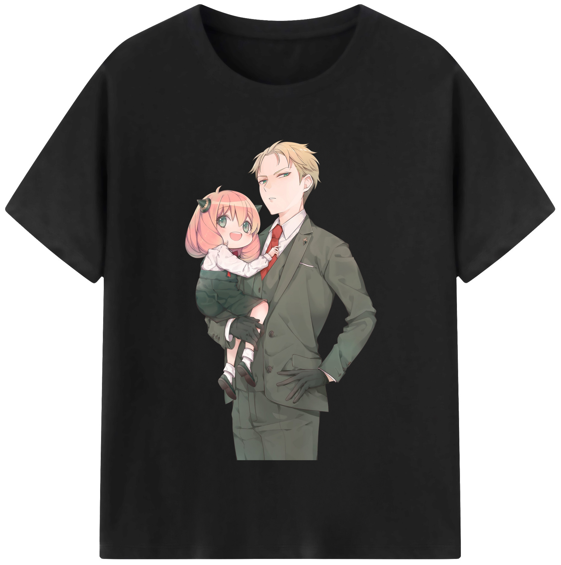 （画像用） SPY×FAMILY间谍家家酒 レディースカジュアルプリントTシャツ（綿100％）