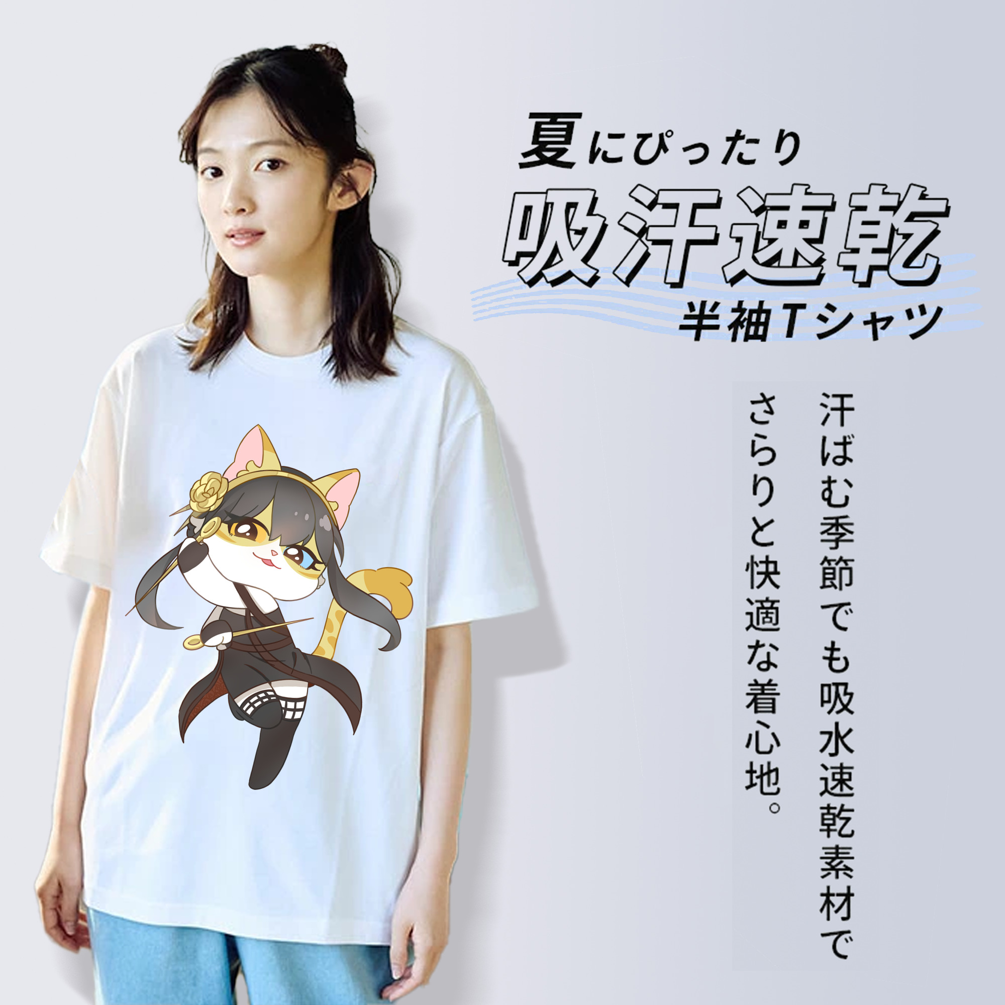 SPY×FAMILY间谍家家酒 レディースカジュアルプリントTシャツ（綿100％）