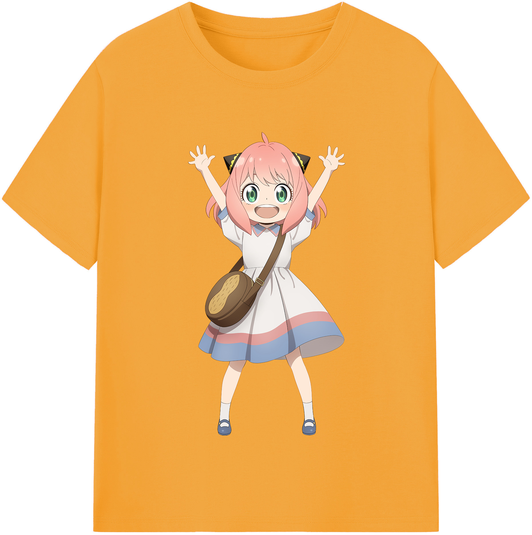 （画像用） SPY×FAMILY间谍家家酒 レディースカジュアルプリントTシャツ（綿100％）