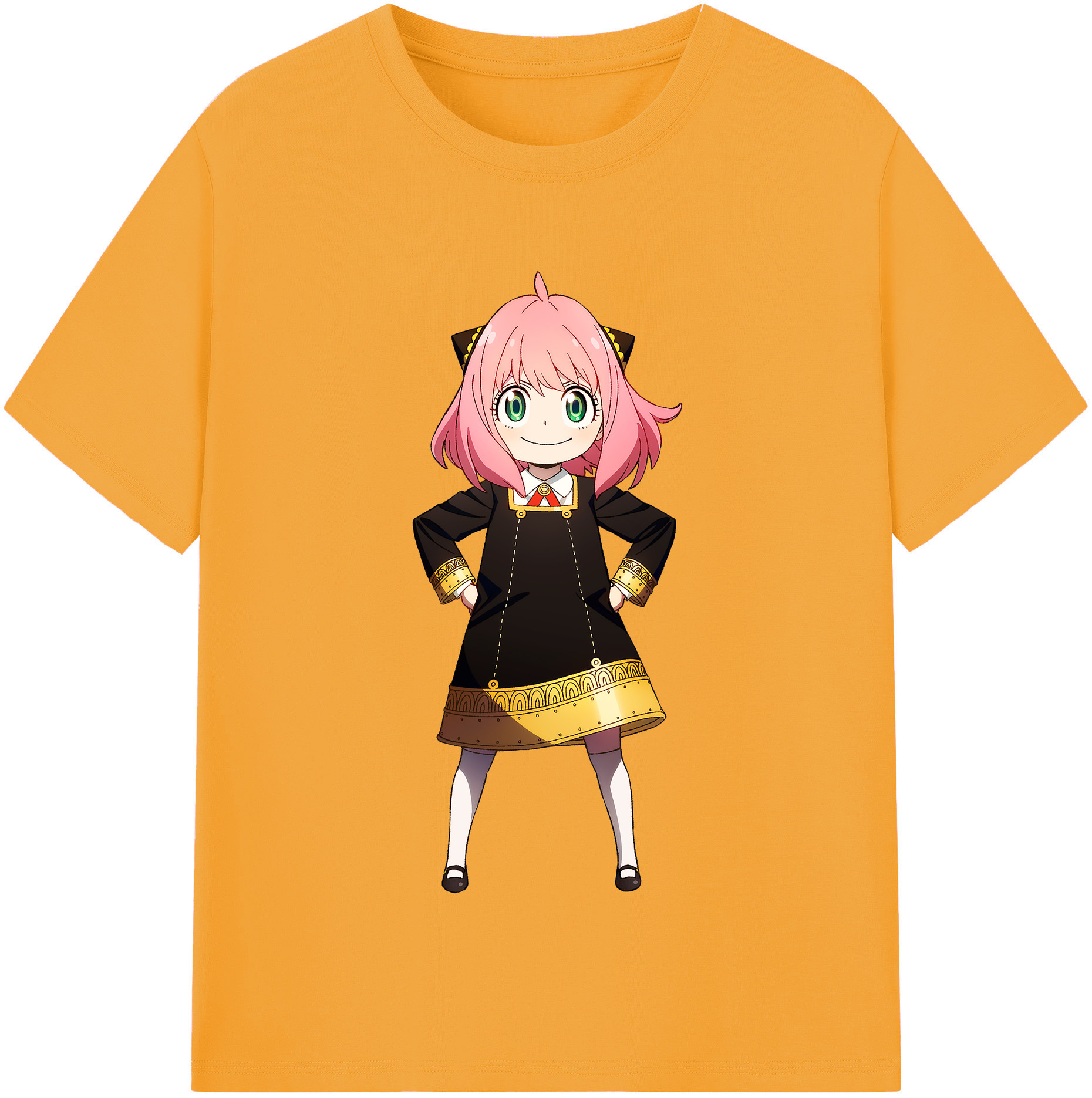 （画像用） SPY×FAMILY间谍家家酒 レディースカジュアルプリントTシャツ（綿100％）