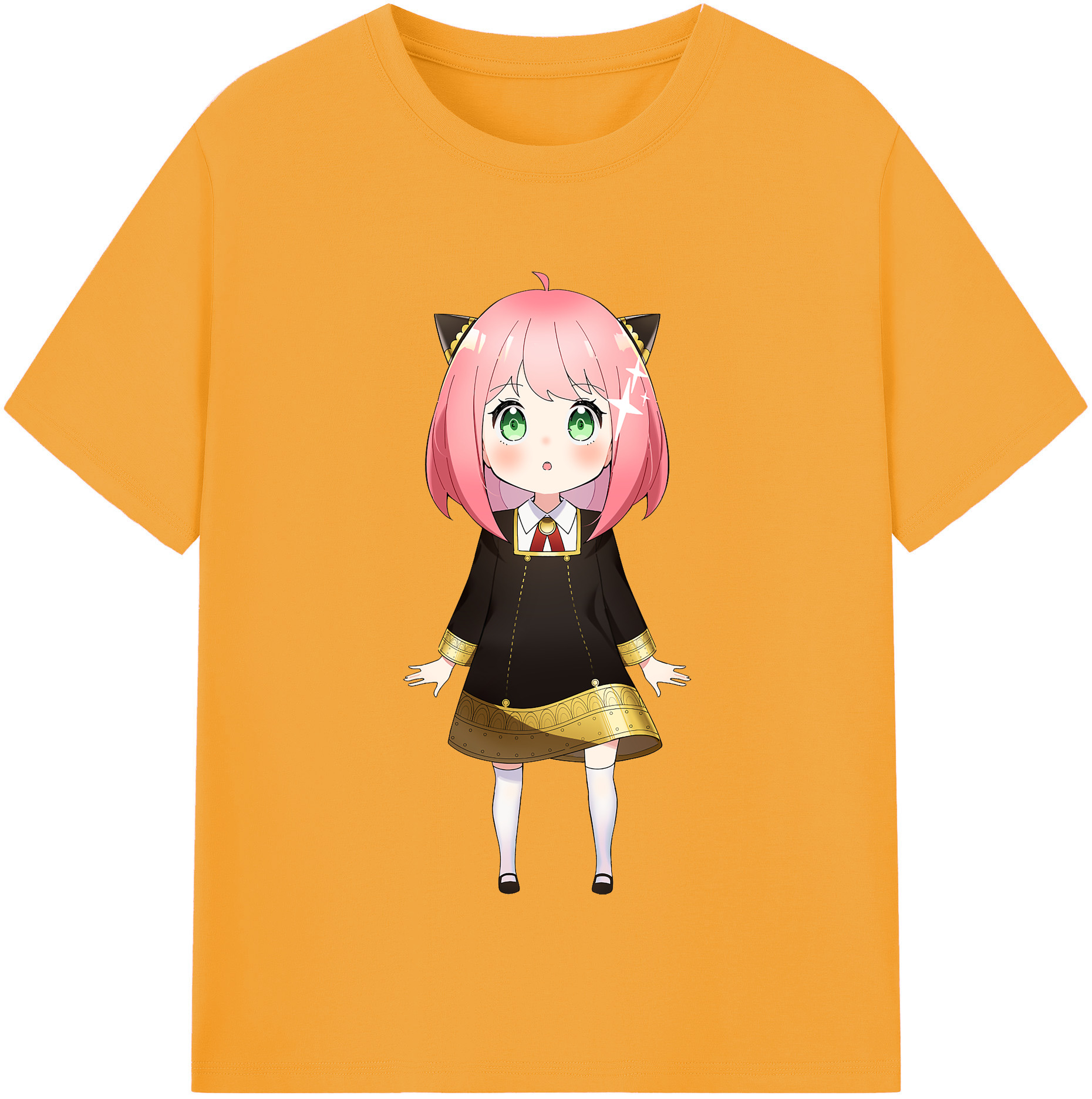（画像用） SPY×FAMILY间谍家家酒 レディースカジュアルプリントTシャツ（綿100％）