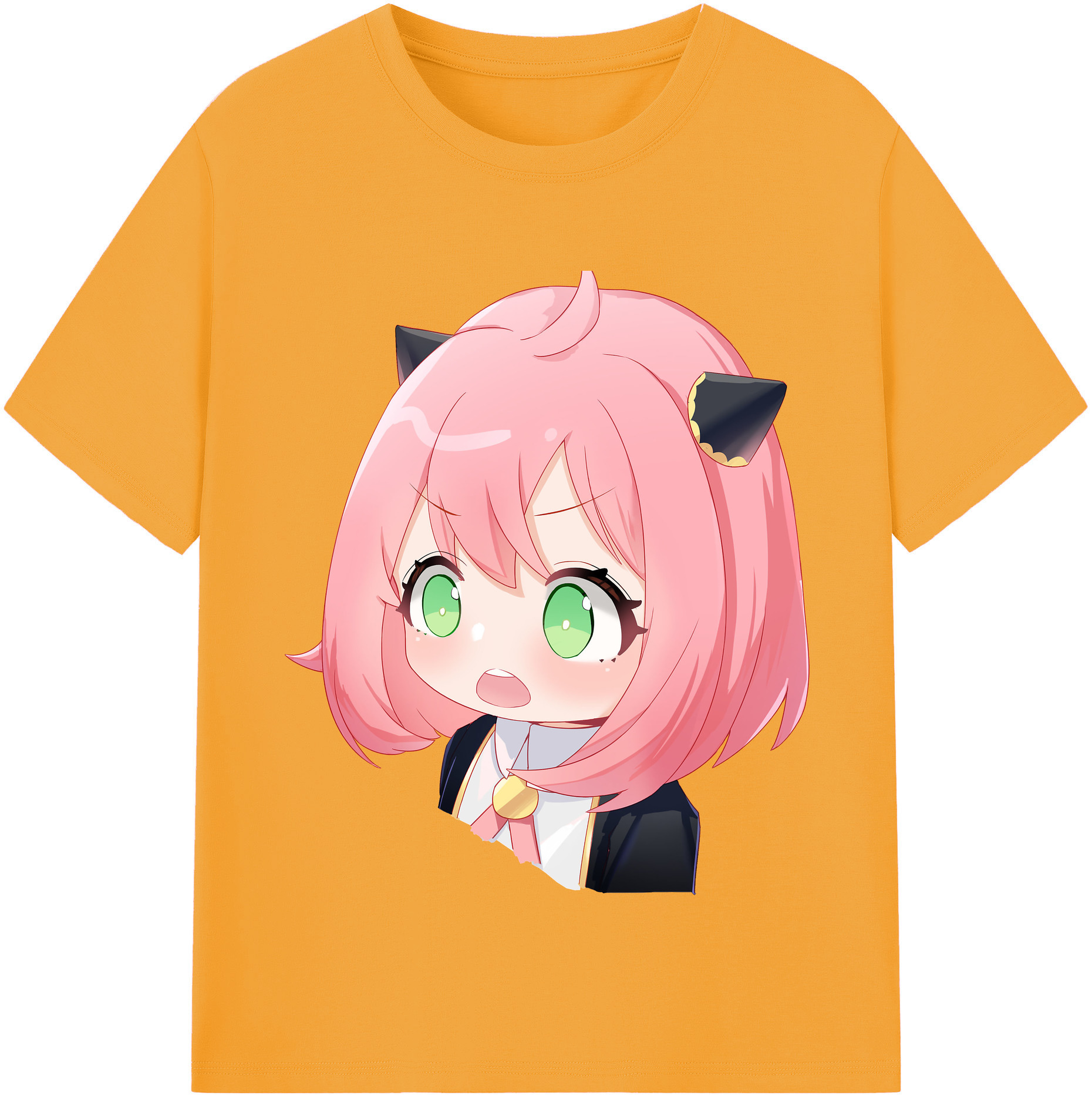 （画像用） SPY×FAMILY间谍家家酒 レディースカジュアルプリントTシャツ（綿100％）