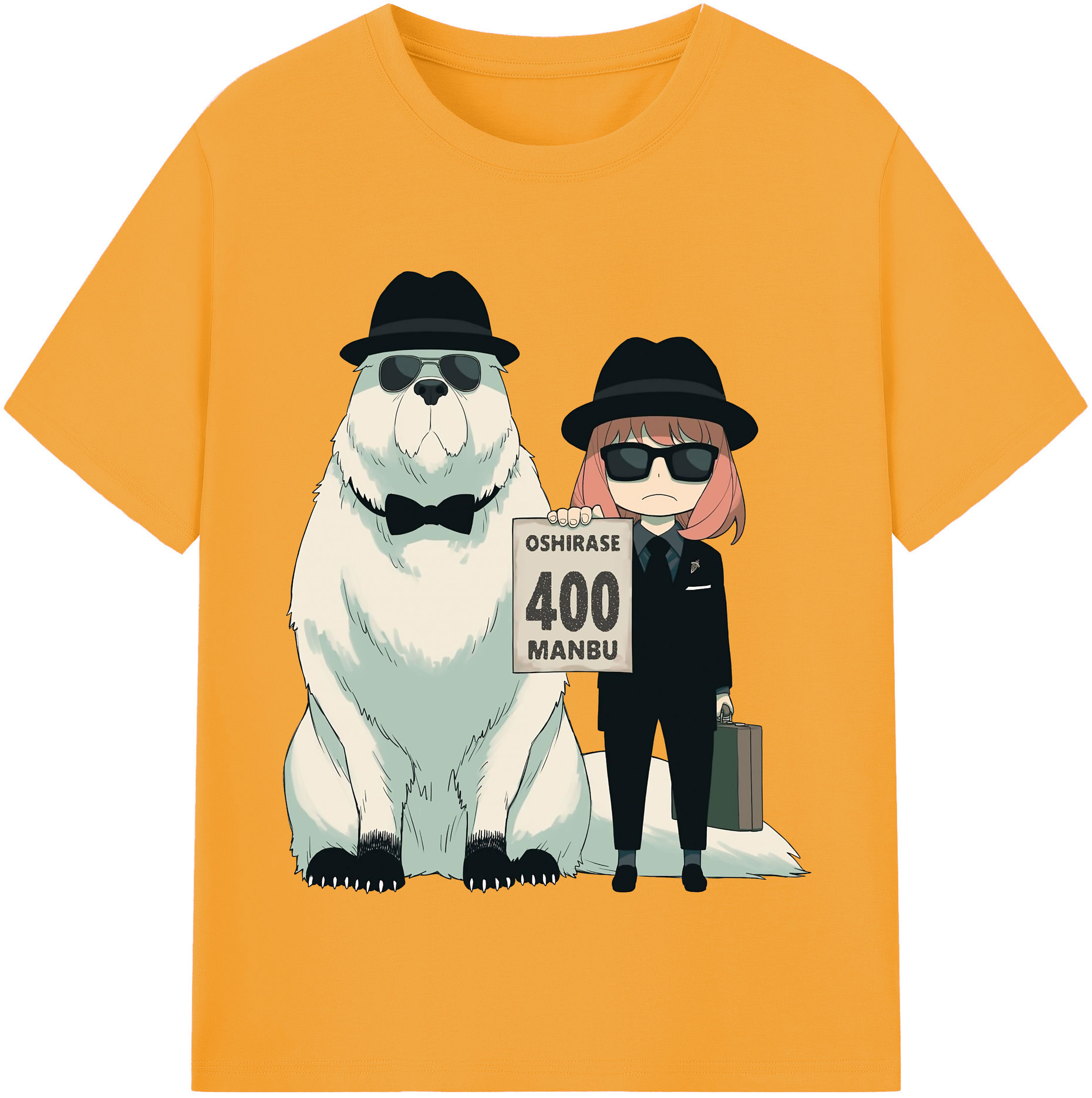 （画像用） SPY×FAMILY间谍家家酒 レディースカジュアルプリントTシャツ（綿100％）