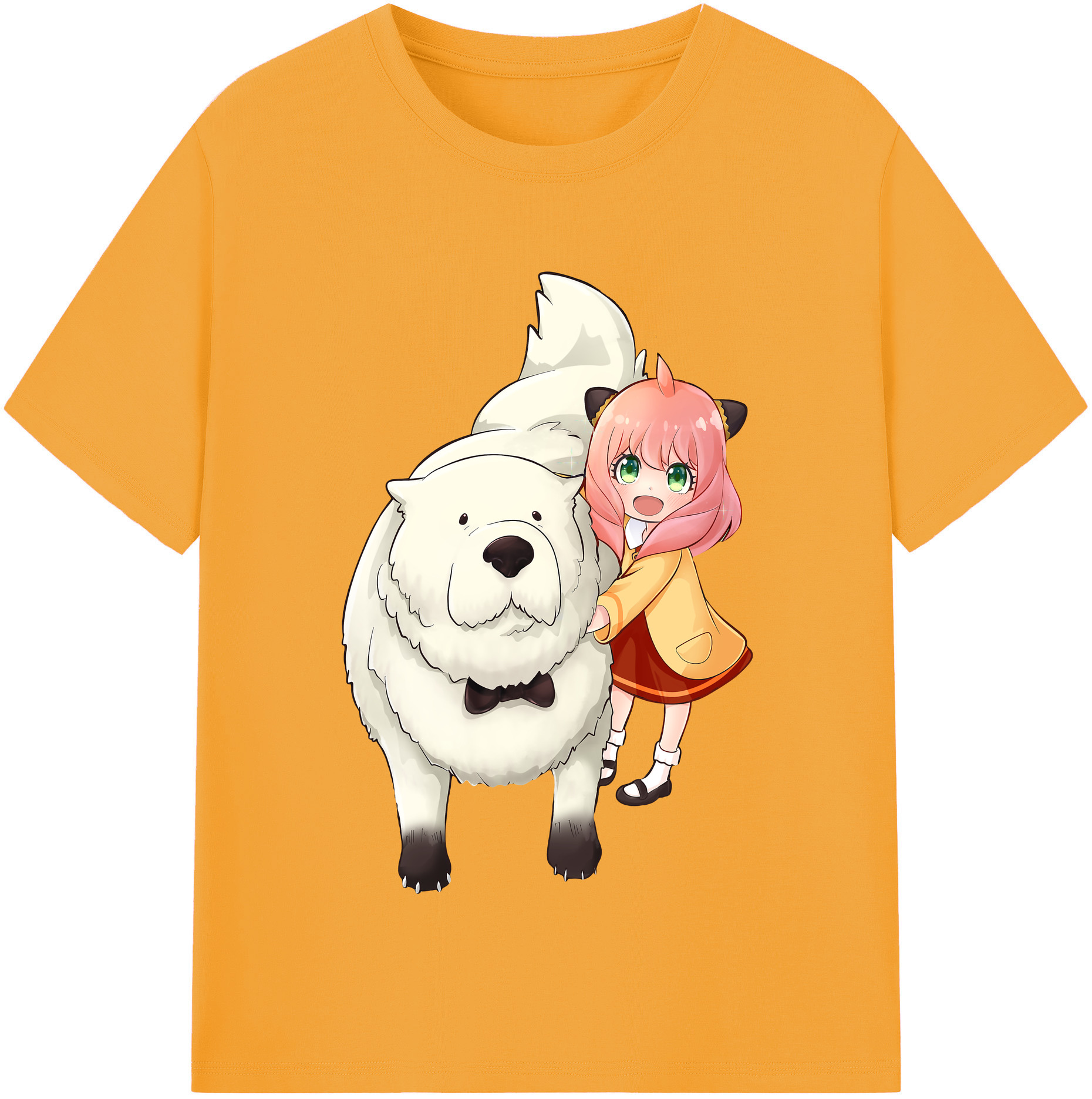 （画像用） SPY×FAMILY间谍家家酒 レディースカジュアルプリントTシャツ（綿100％）