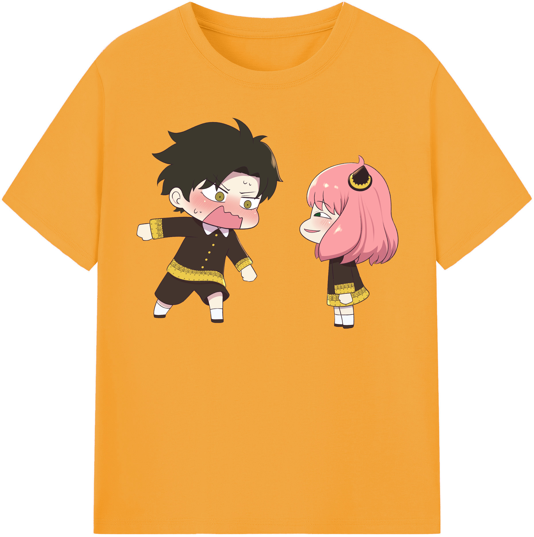 （画像用） SPY×FAMILY间谍家家酒 レディースカジュアルプリントTシャツ（綿100％）