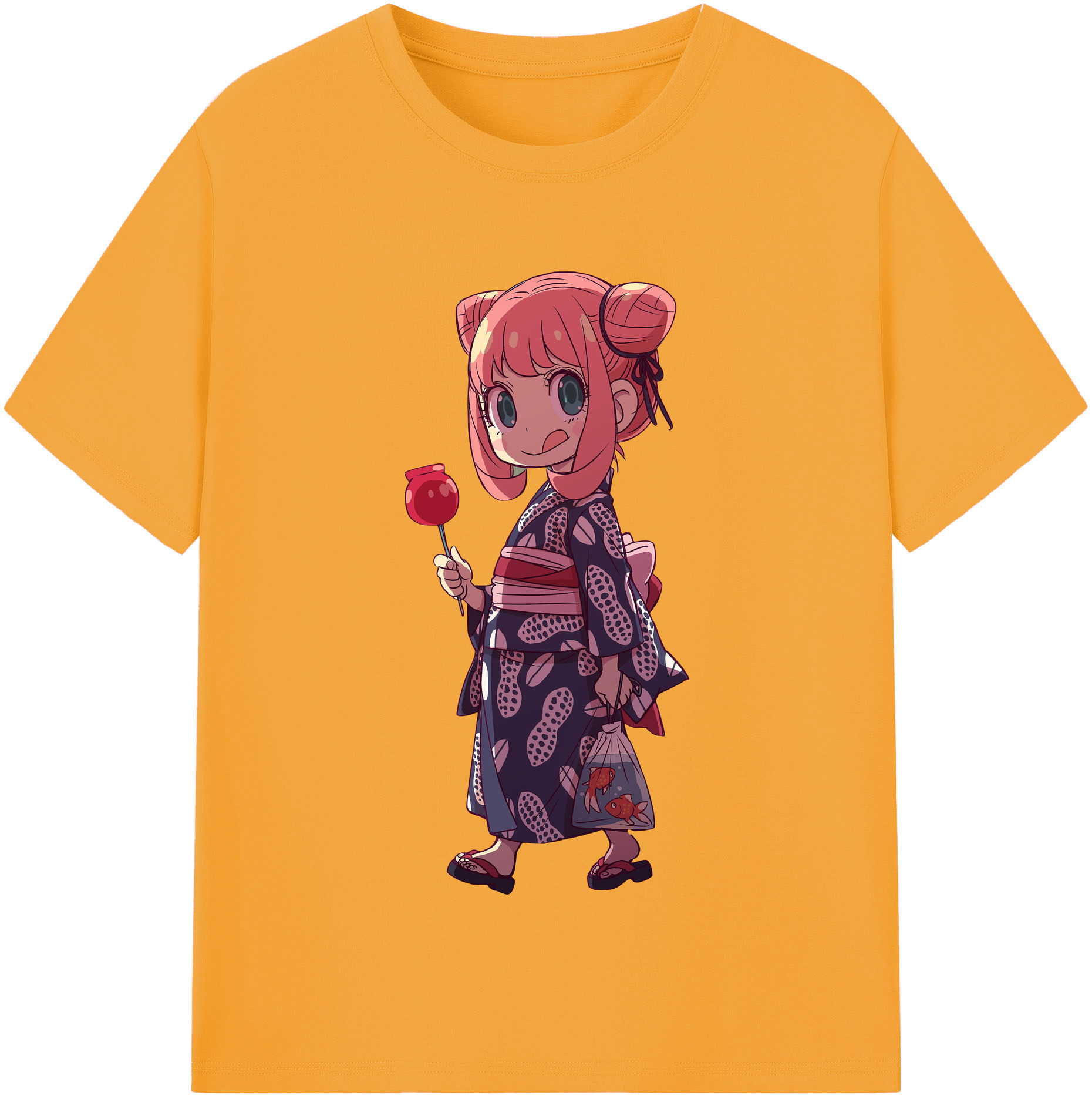 （画像用） SPY×FAMILY间谍家家酒 レディースカジュアルプリントTシャツ（綿100％）
