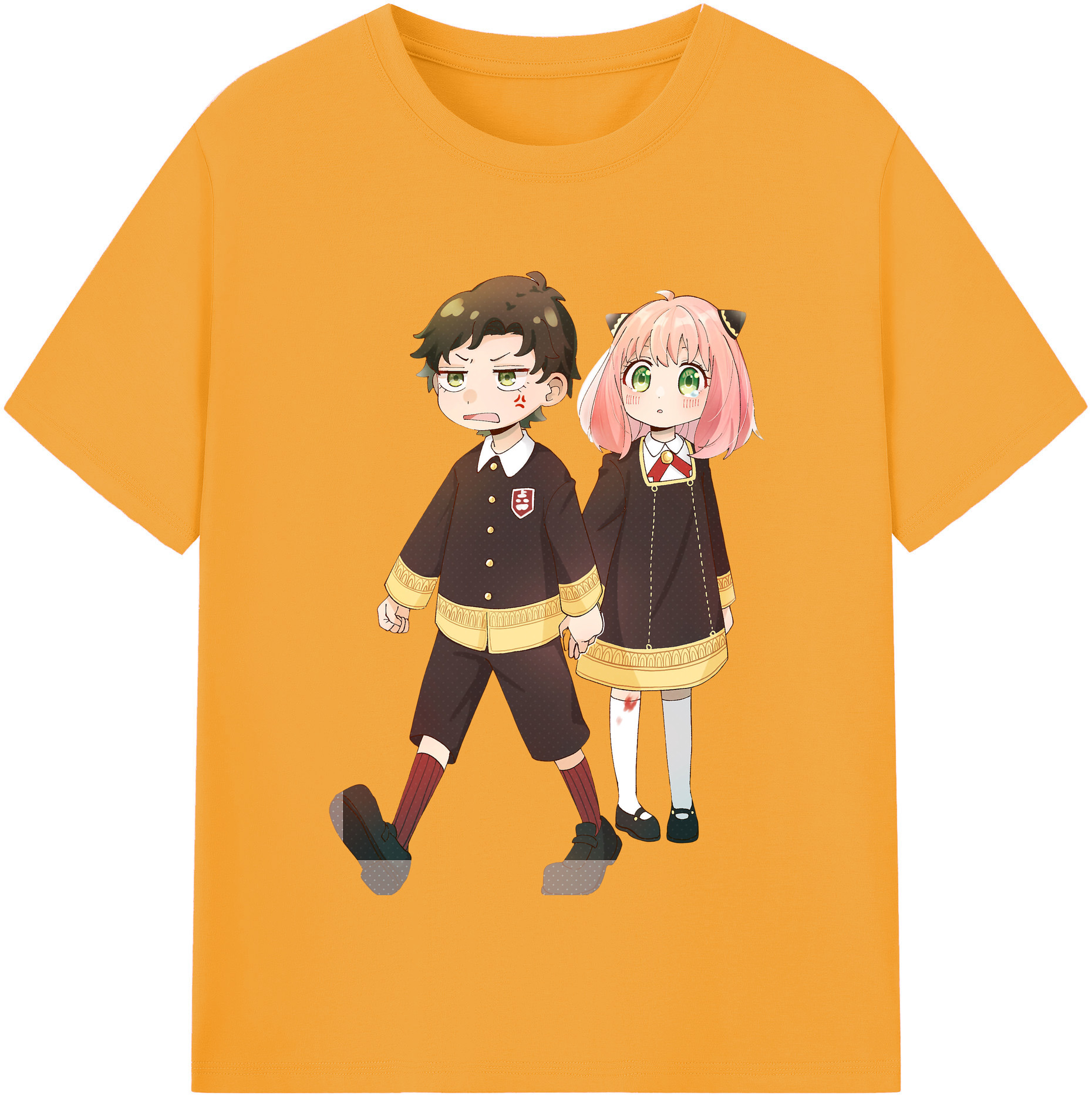 （画像用） SPY×FAMILY间谍家家酒 レディースカジュアルプリントTシャツ（綿100％）