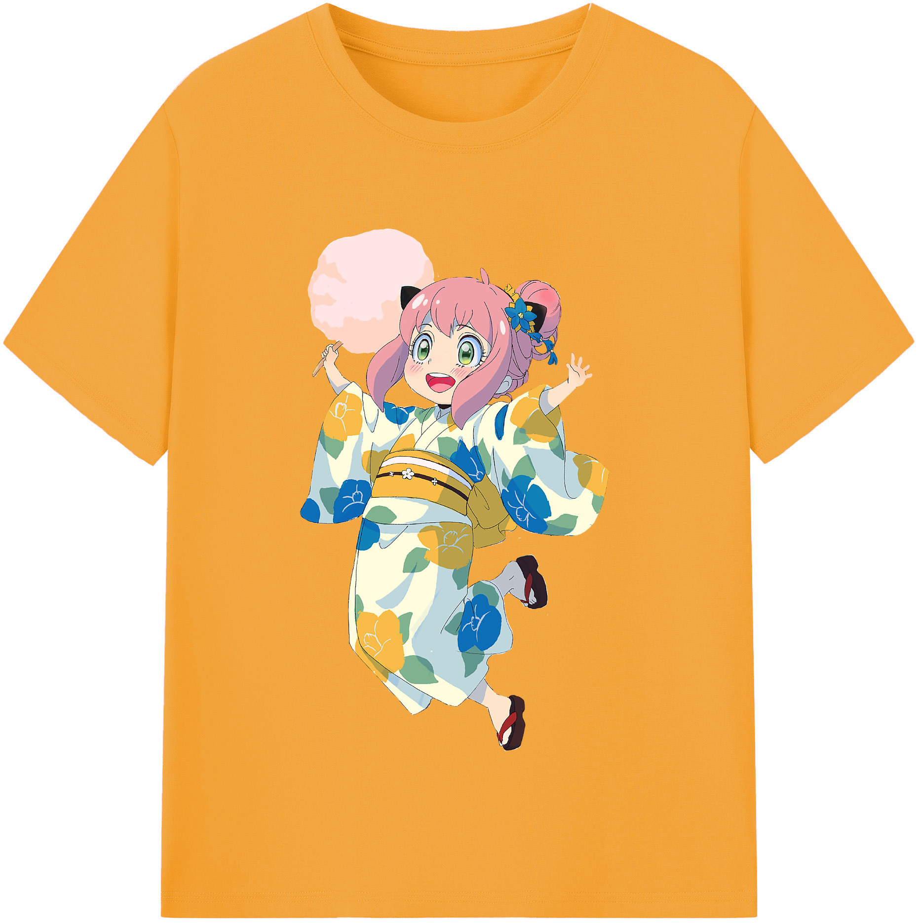 （画像用） SPY×FAMILY间谍家家酒 レディースカジュアルプリントTシャツ（綿100％）