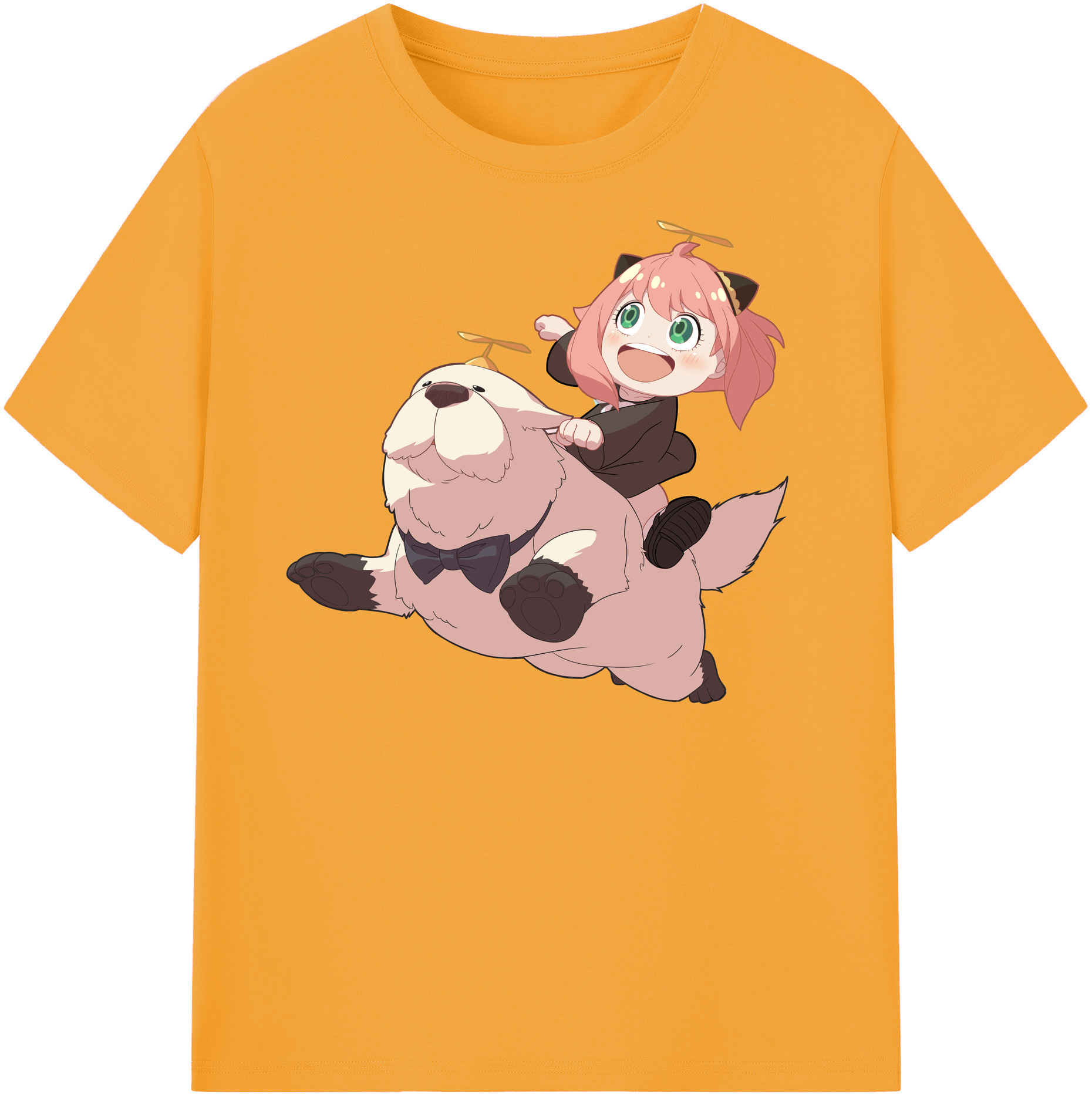 （画像用） SPY×FAMILY间谍家家酒 レディースカジュアルプリントTシャツ（綿100％）