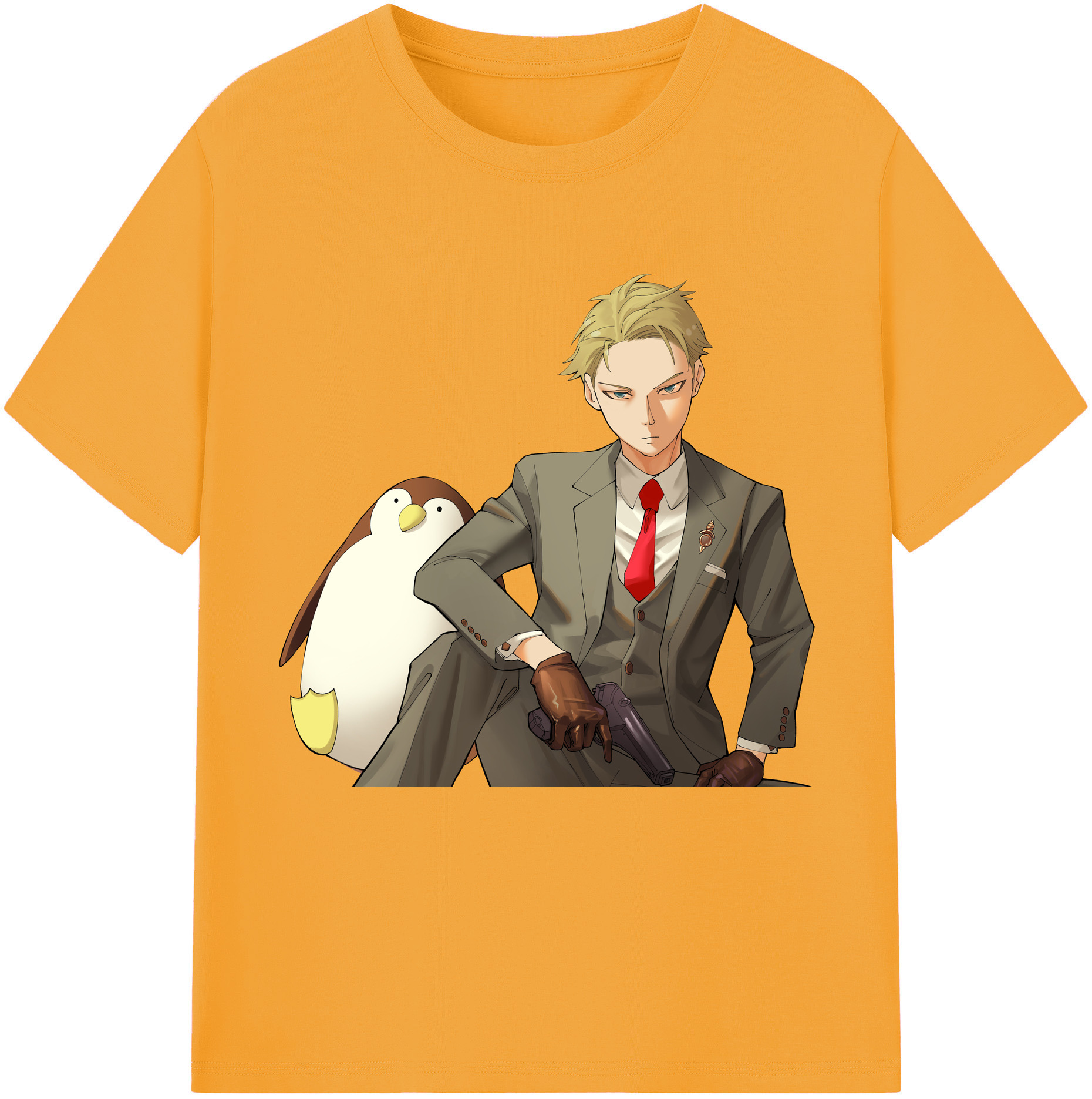 （画像用） SPY×FAMILY间谍家家酒 レディースカジュアルプリントTシャツ（綿100％）