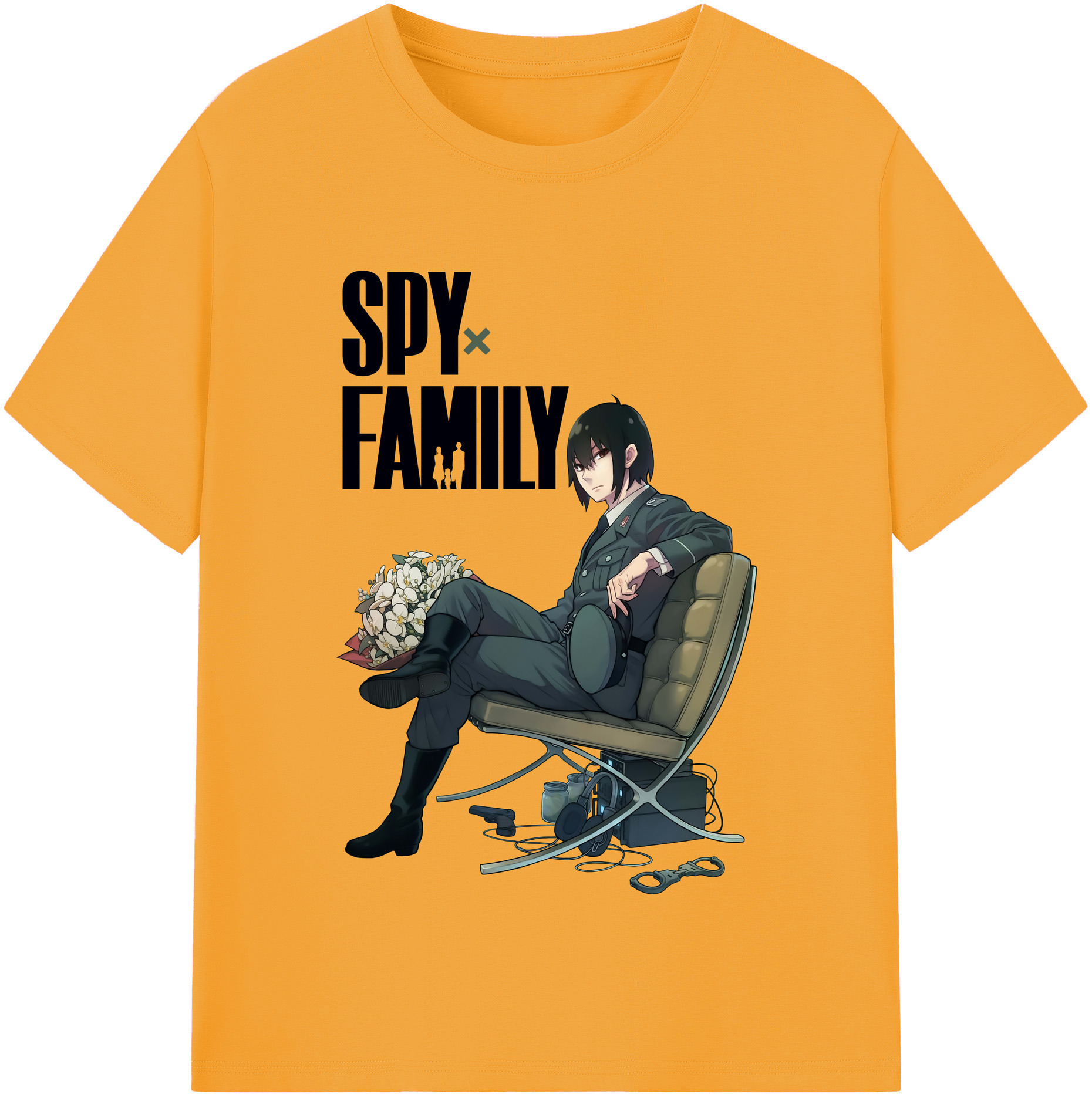（画像用） SPY×FAMILY间谍家家酒 レディースカジュアルプリントTシャツ（綿100％）