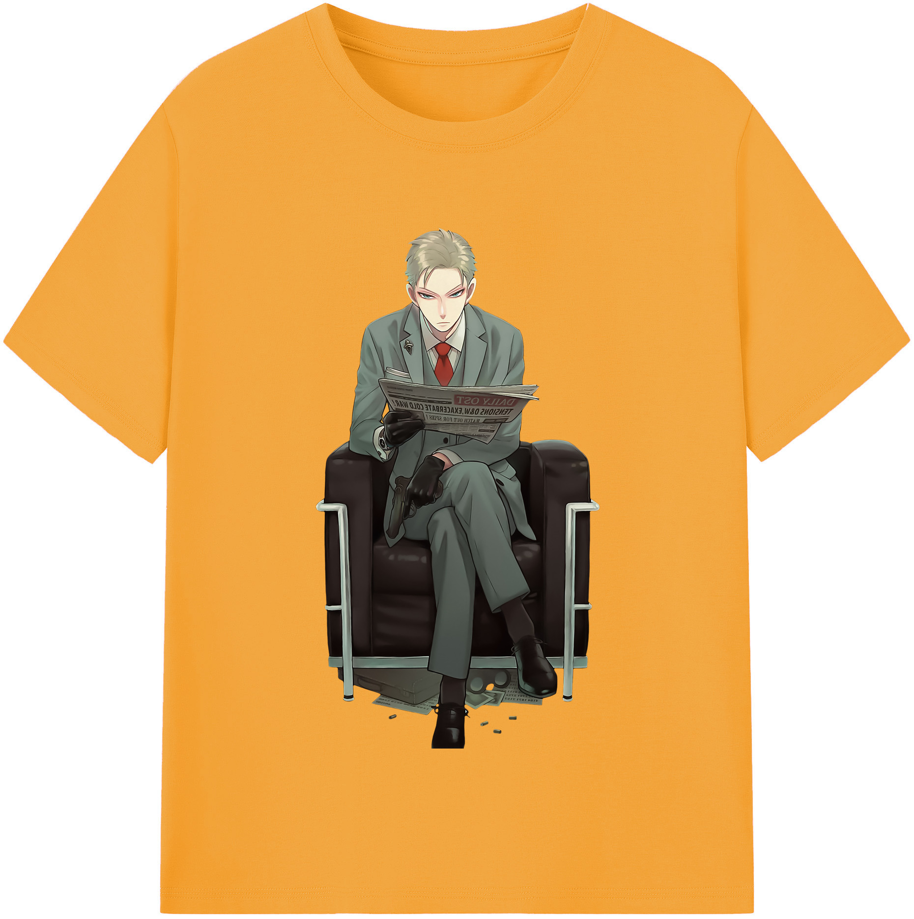 （画像用） SPY×FAMILY间谍家家酒 レディースカジュアルプリントTシャツ（綿100％）