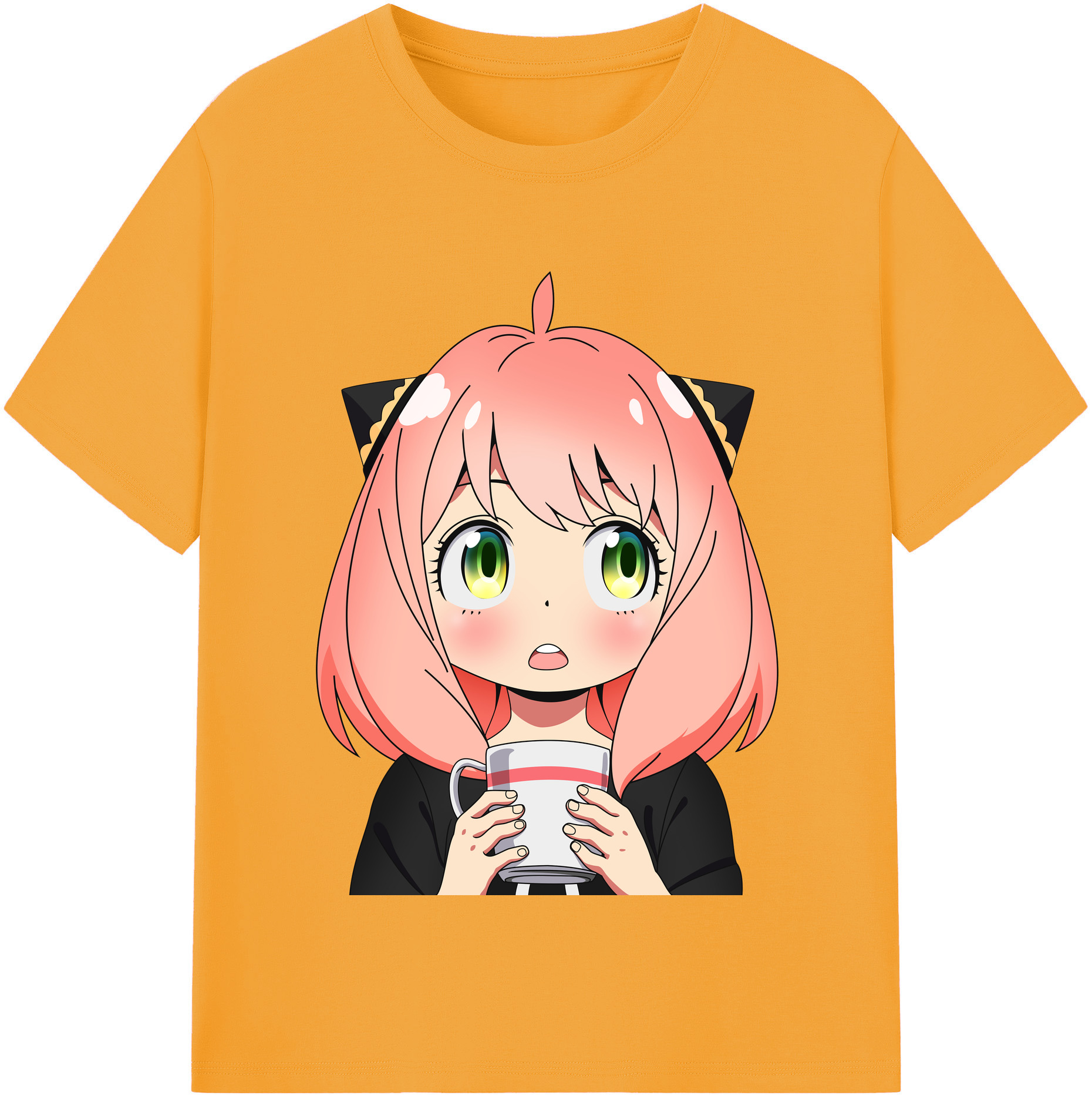 （画像用） SPY×FAMILY间谍家家酒 レディースカジュアルプリントTシャツ（綿100％）