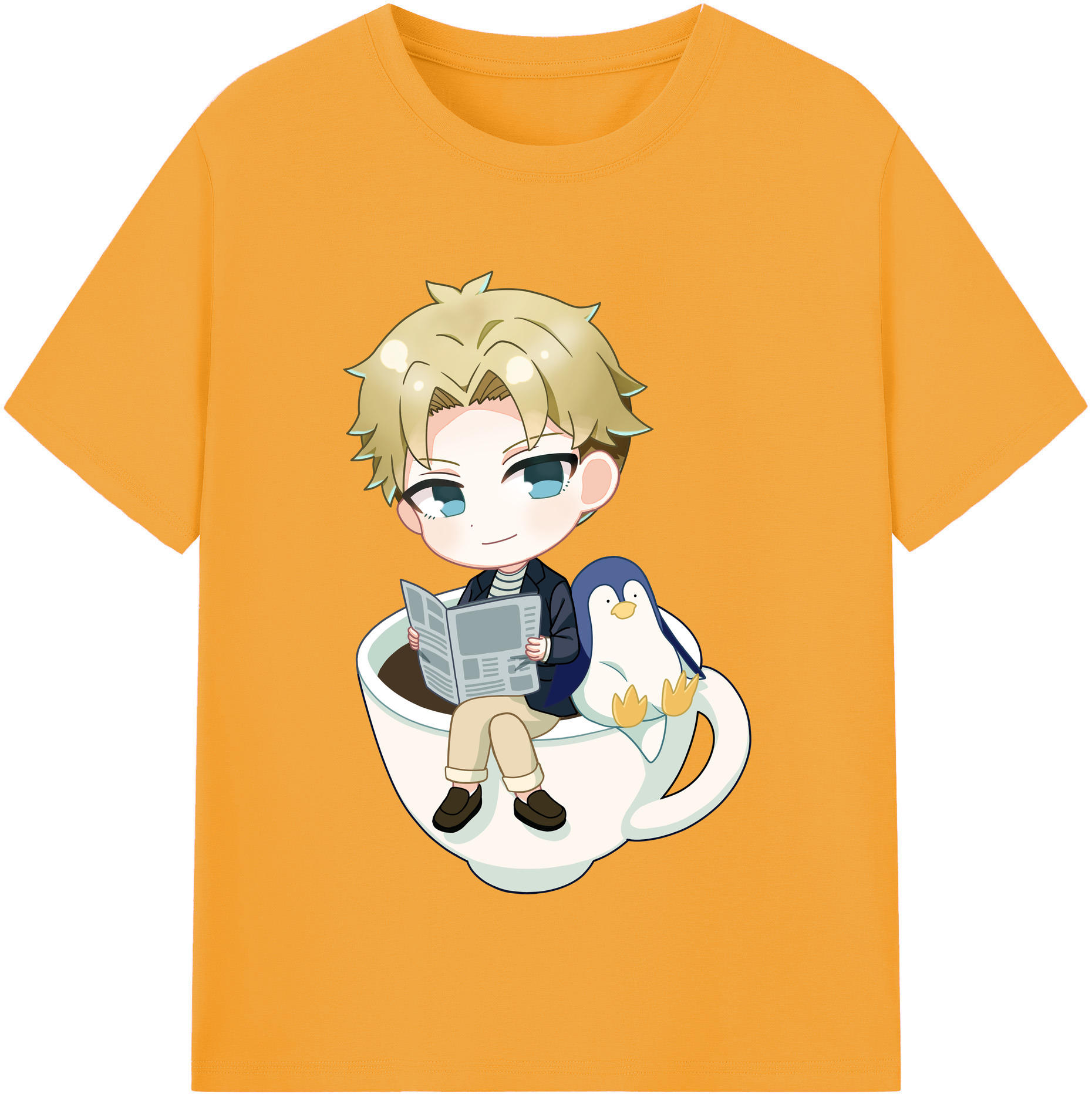 （画像用） SPY×FAMILY间谍家家酒 レディースカジュアルプリントTシャツ（綿100％）