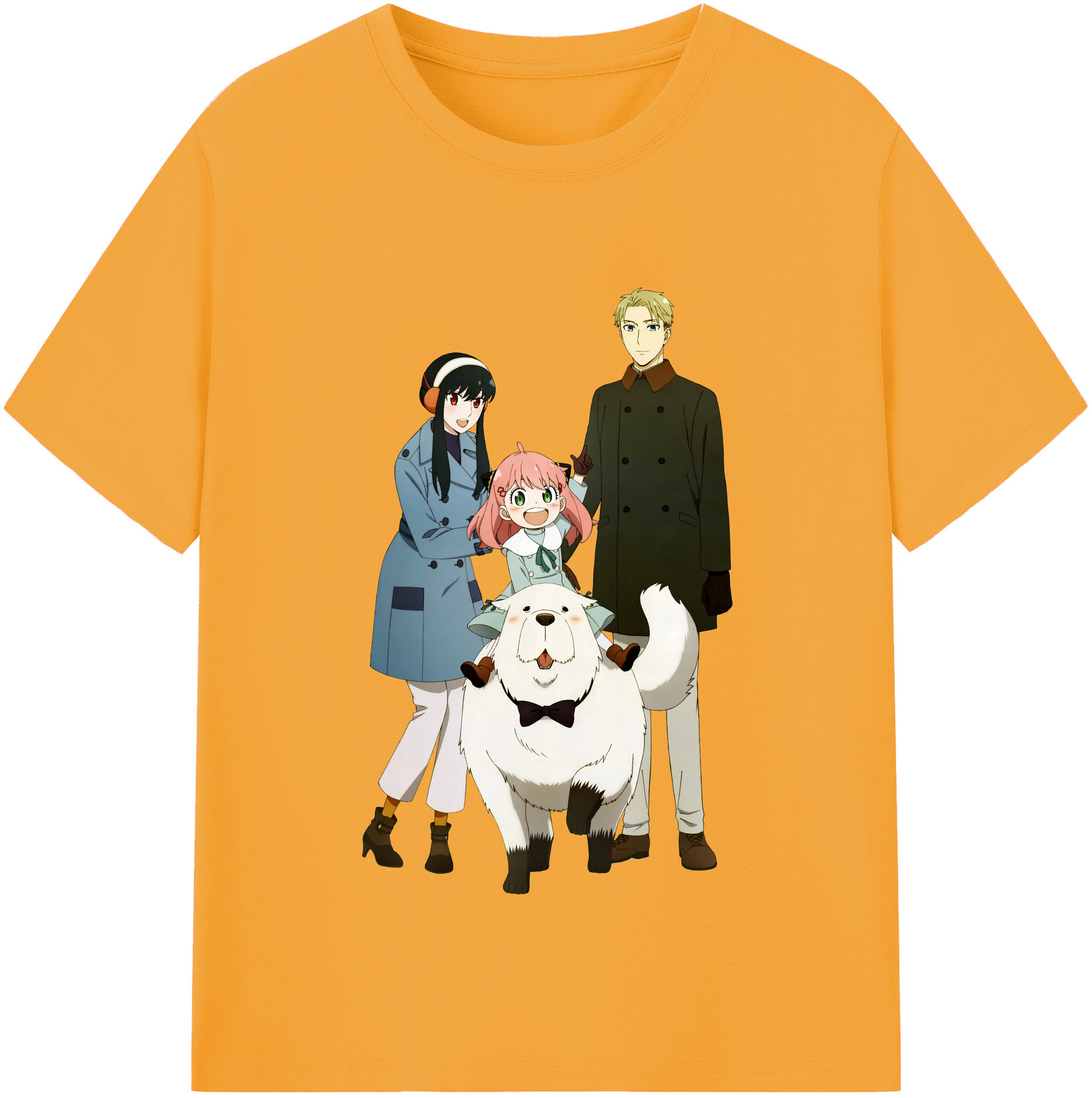 （画像用） SPY×FAMILY间谍家家酒 レディースカジュアルプリントTシャツ（綿100％）