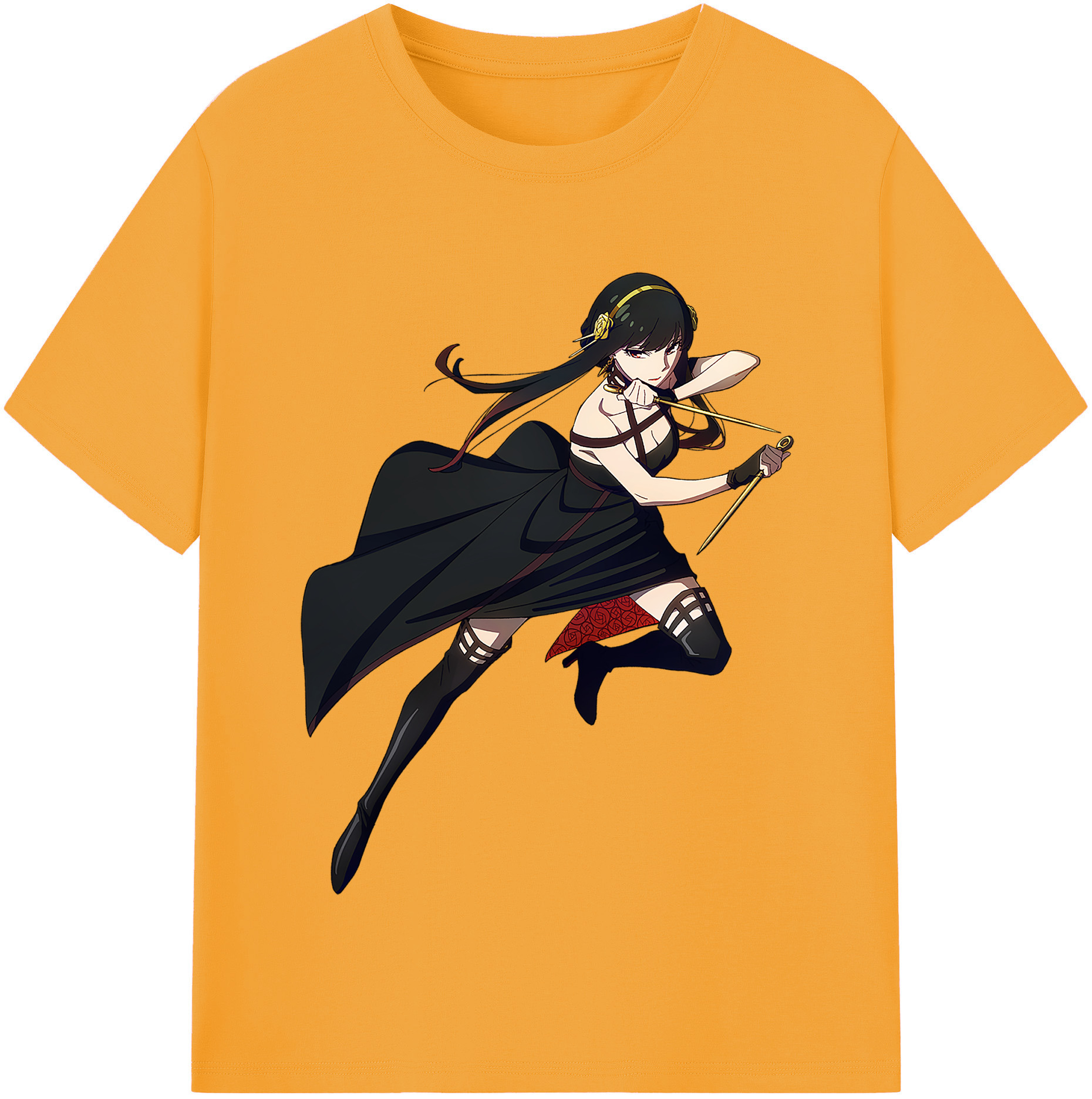 （画像用） SPY×FAMILY间谍家家酒 レディースカジュアルプリントTシャツ（綿100％）