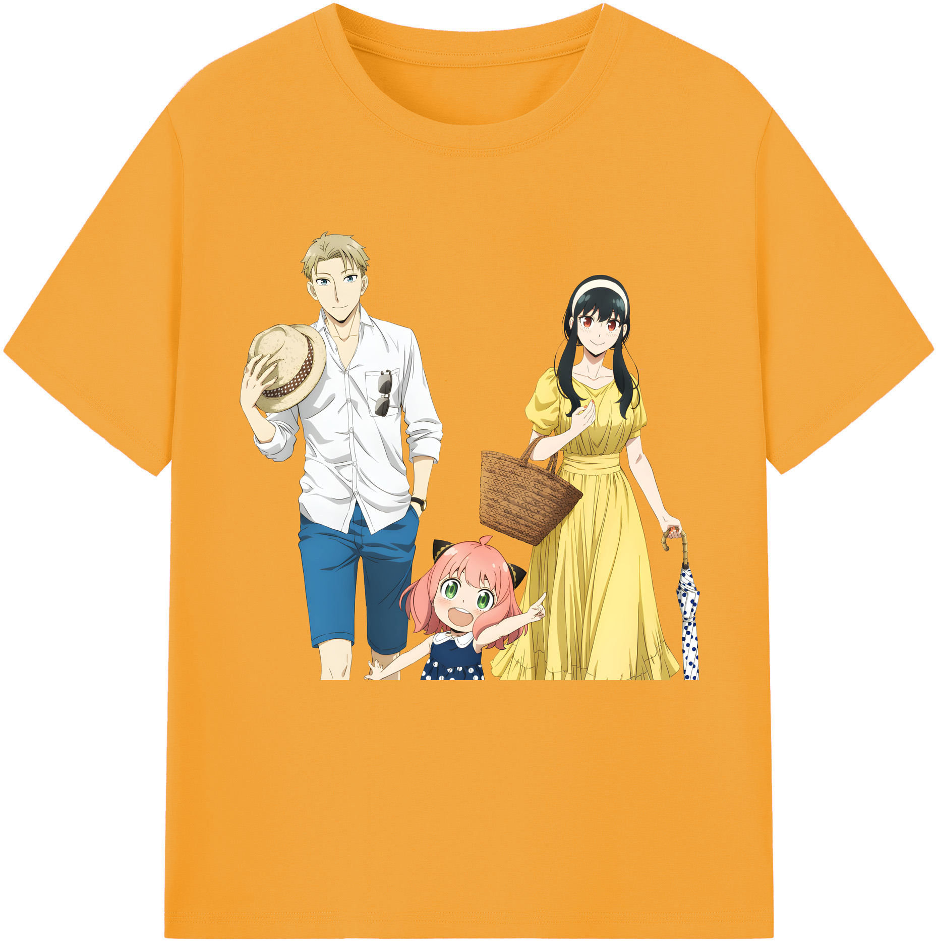 （画像用） SPY×FAMILY间谍家家酒 レディースカジュアルプリントTシャツ（綿100％）