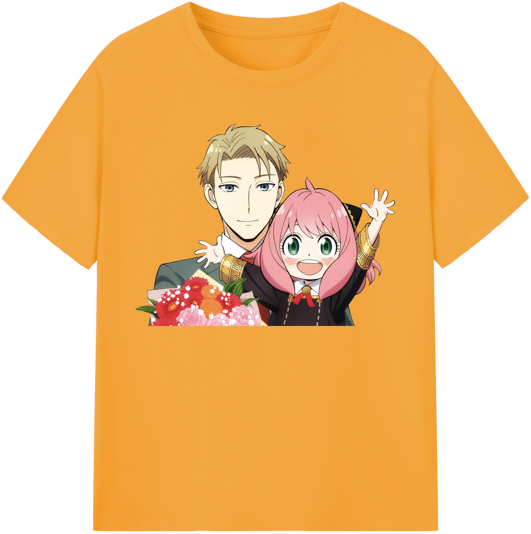 （画像用） SPY×FAMILY间谍家家酒 レディースカジュアルプリントTシャツ（綿100％）