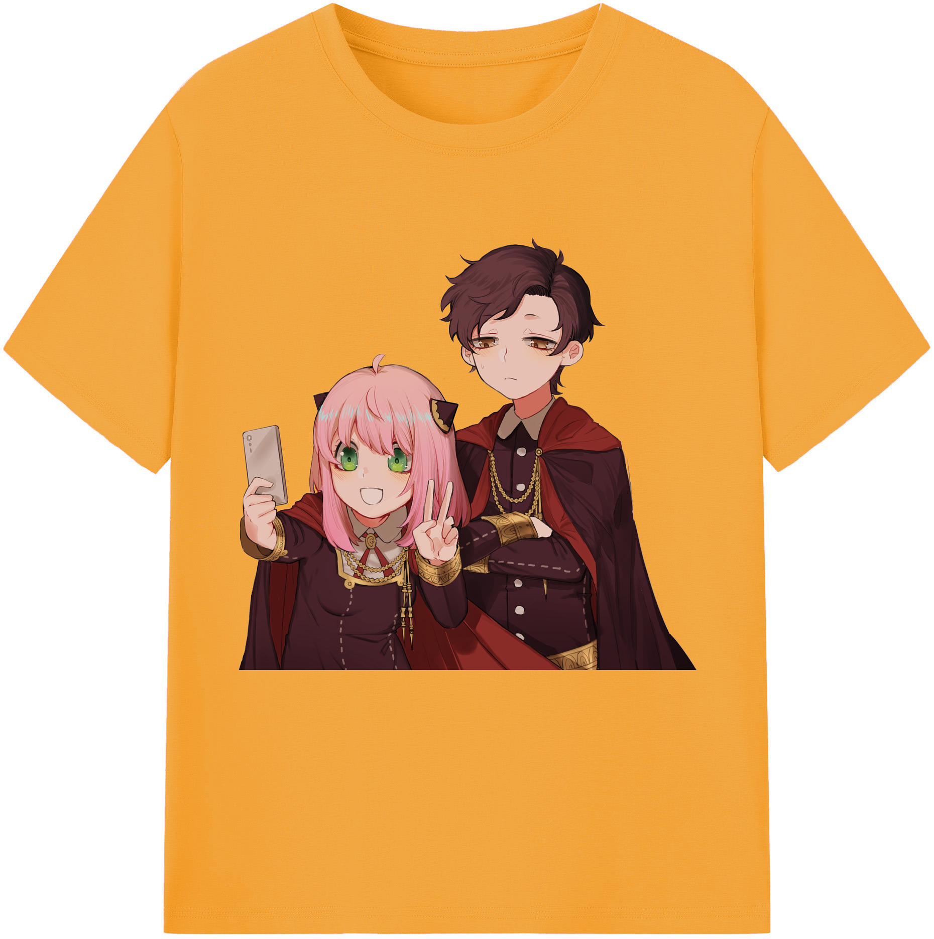 （画像用） SPY×FAMILY间谍家家酒 レディースカジュアルプリントTシャツ（綿100％）