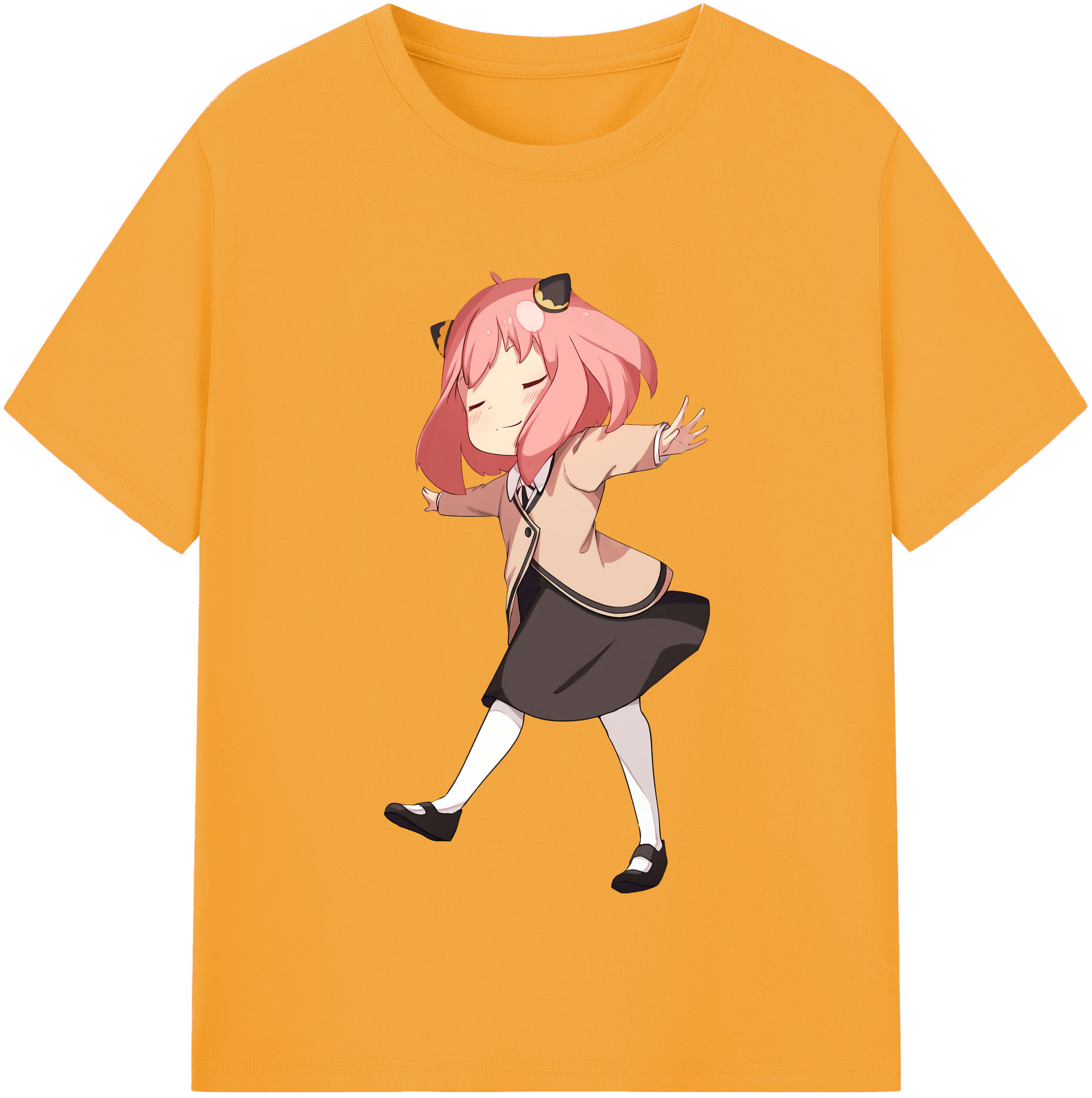 （画像用） SPY×FAMILY间谍家家酒 レディースカジュアルプリントTシャツ（綿100％）