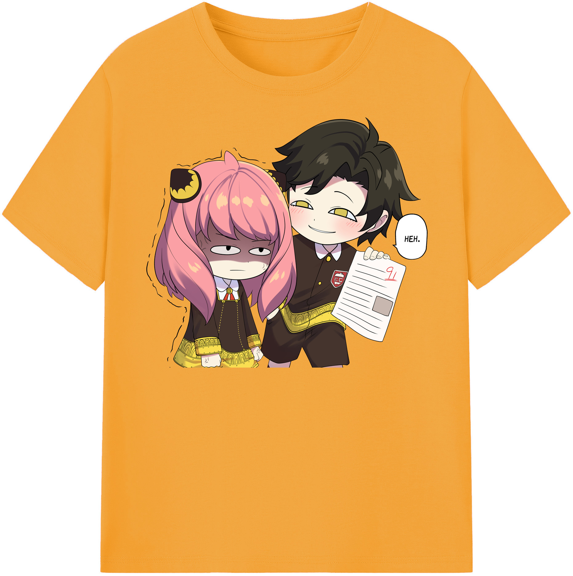 （画像用） SPY×FAMILY间谍家家酒 レディースカジュアルプリントTシャツ（綿100％）